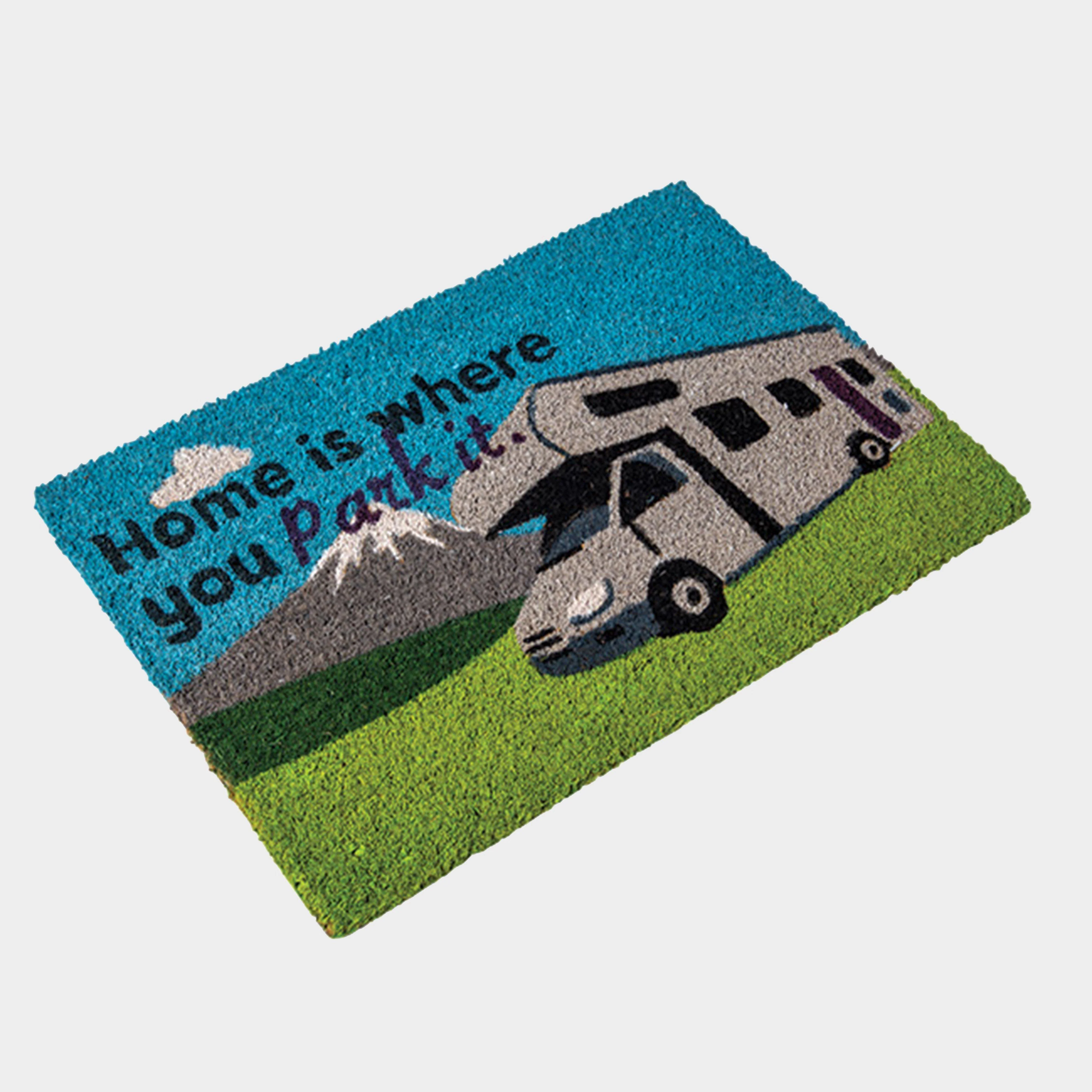 Heavy Duty Coir 'Home is where you park it' Mat - Image 2