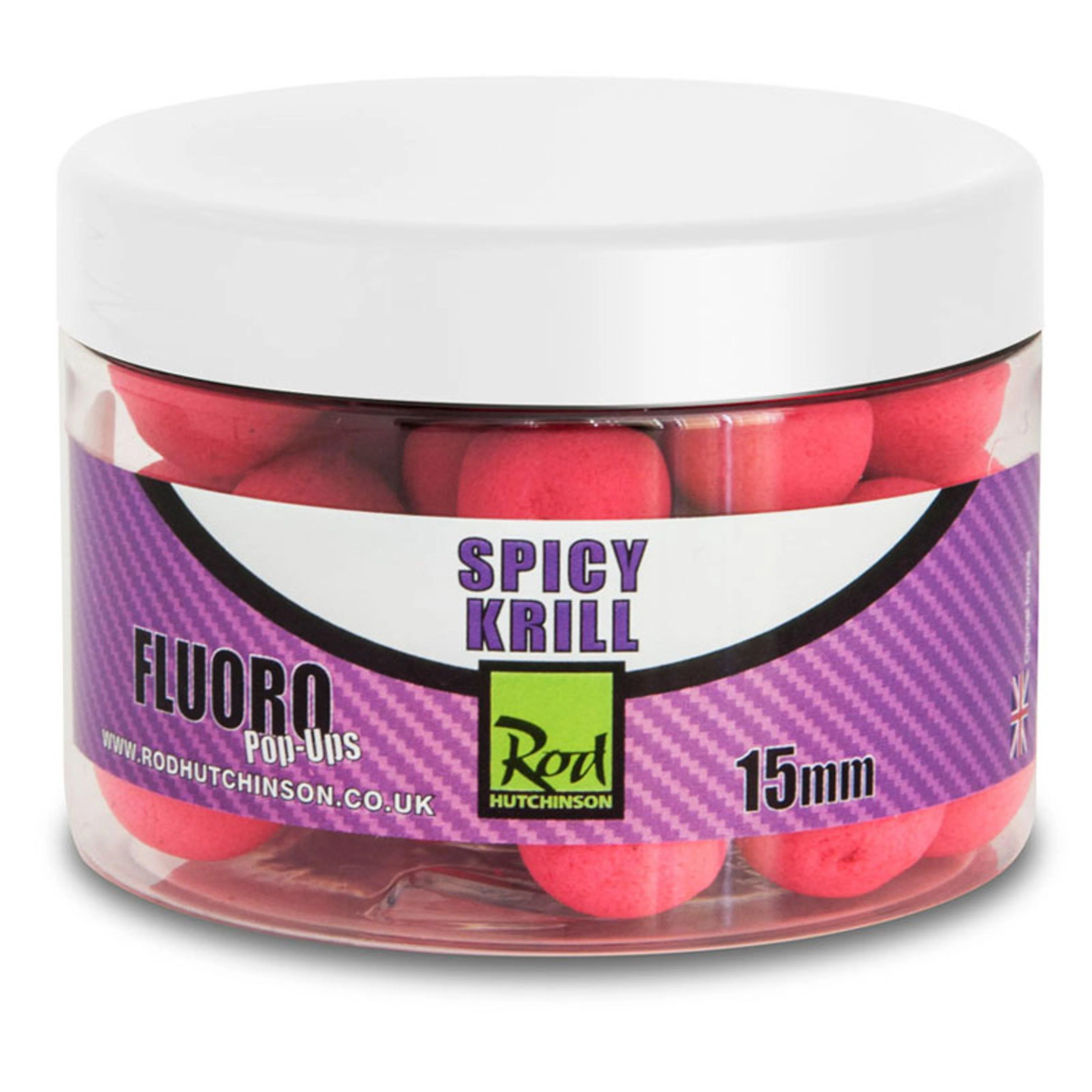 Fluoro Pop Ups 15mm, Spicy Krill - Image 2