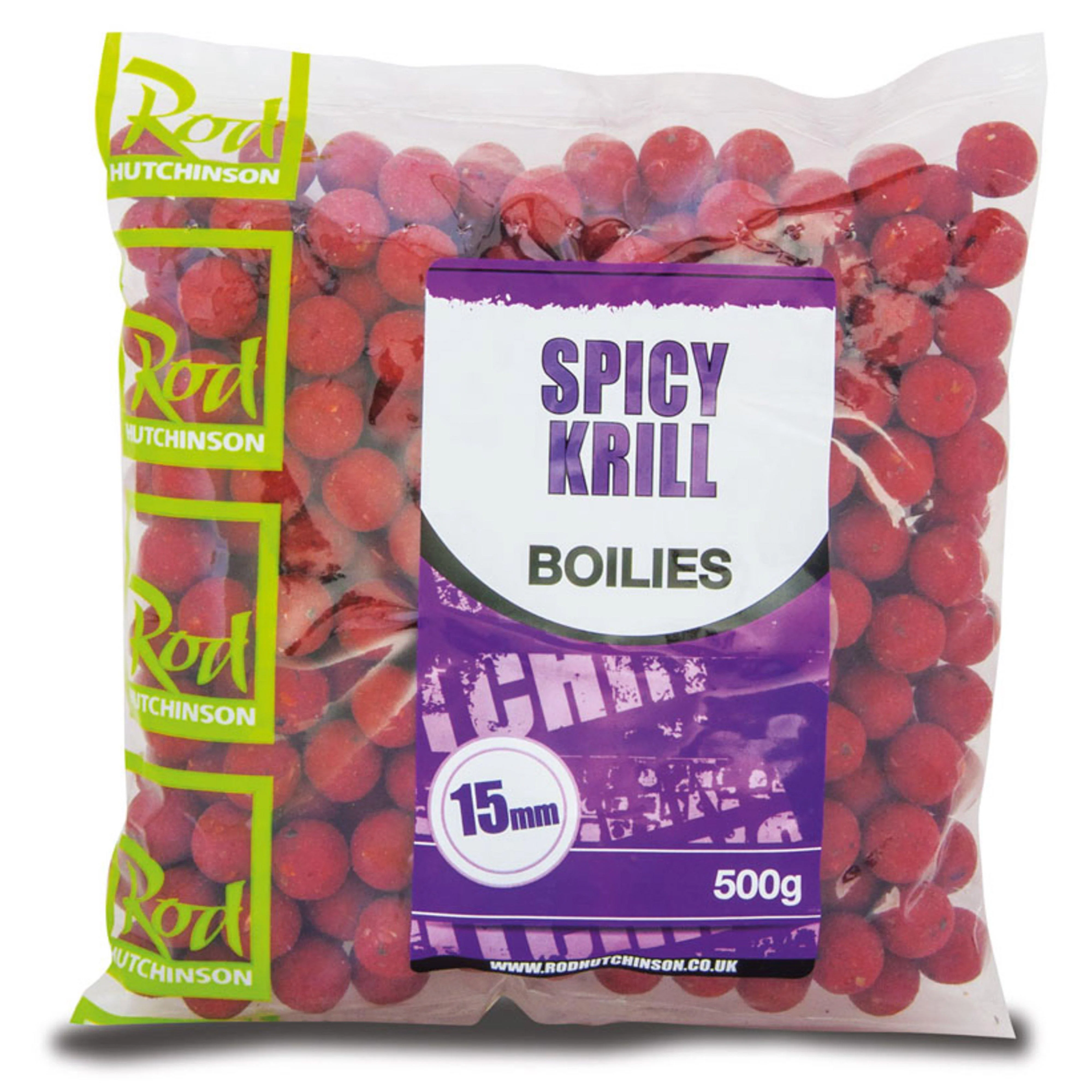 Spicy Krill Boilies 15mm (500g) - Image 2
