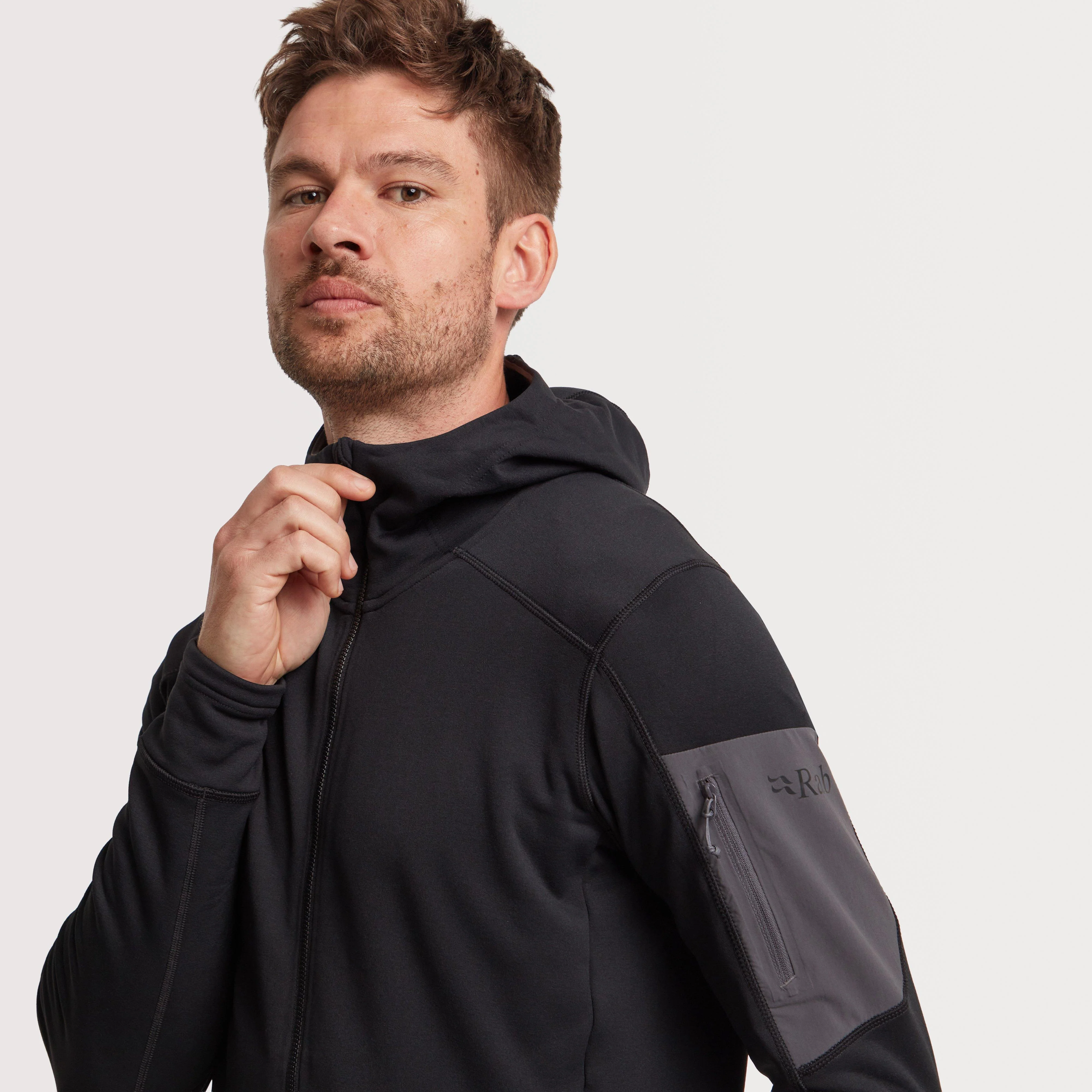 Men's Modulus Hoody Black - Image 4