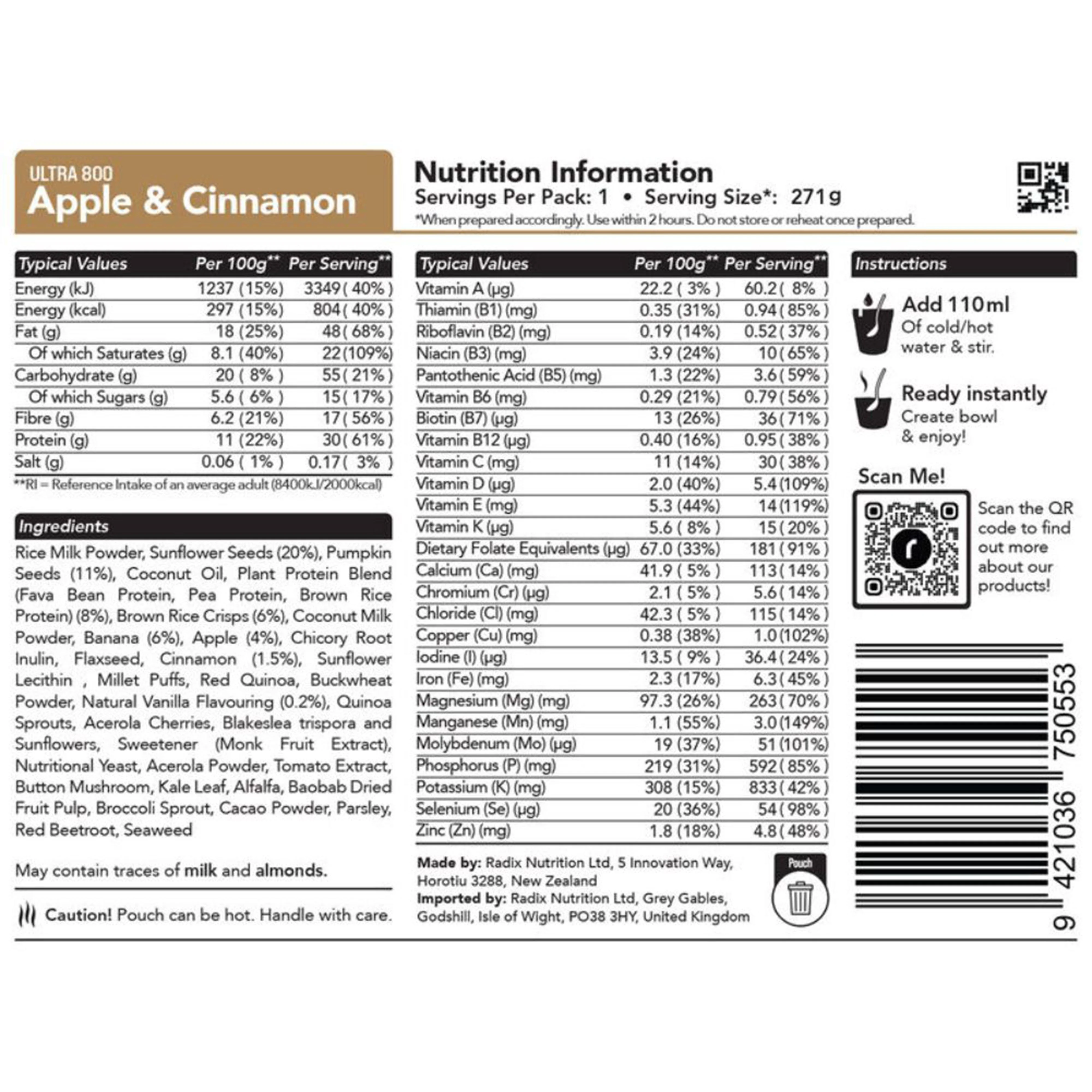 Apple Cinnamon Breakfast 800 - Image 3