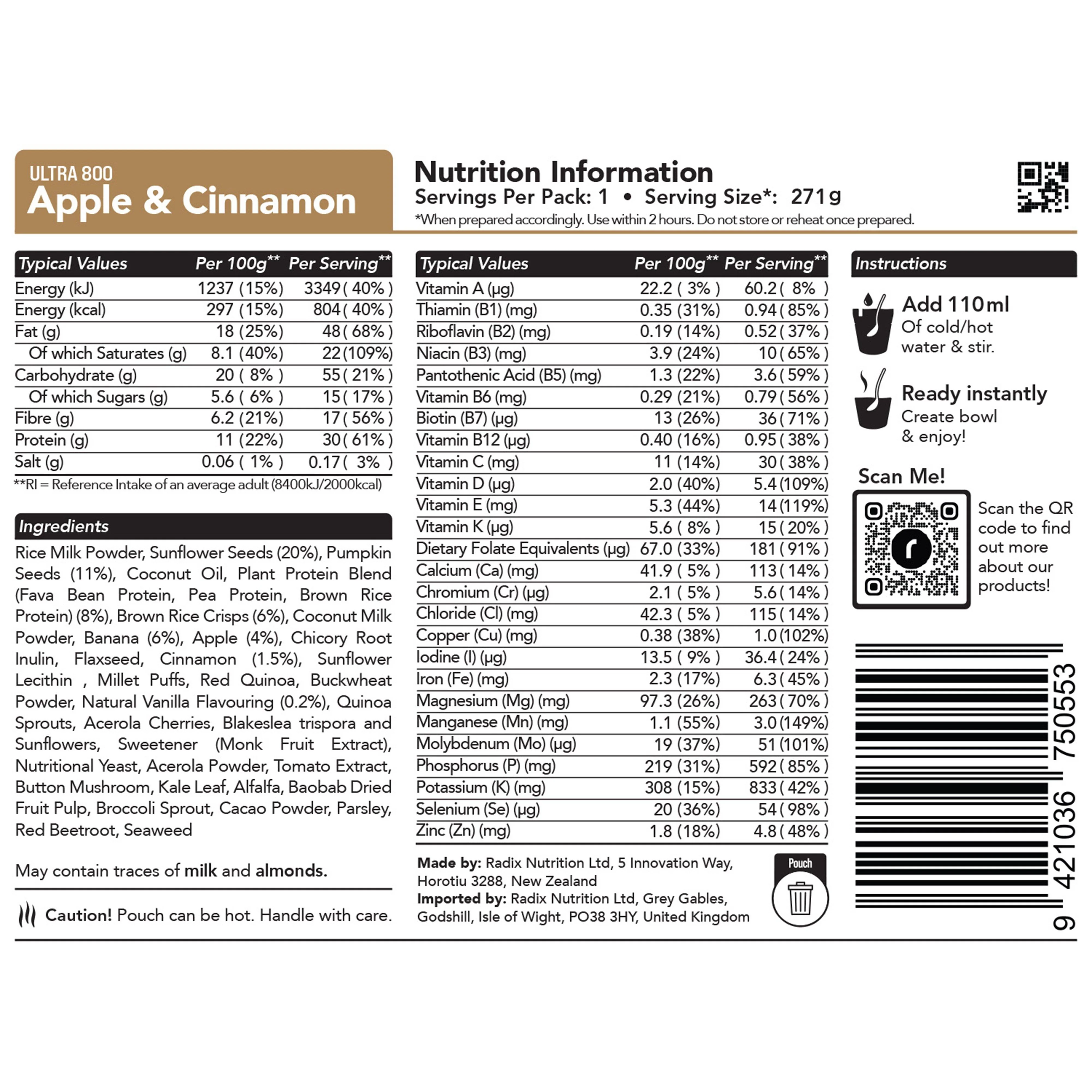 Apple Cinnamon Breakfast 800 - Image 5