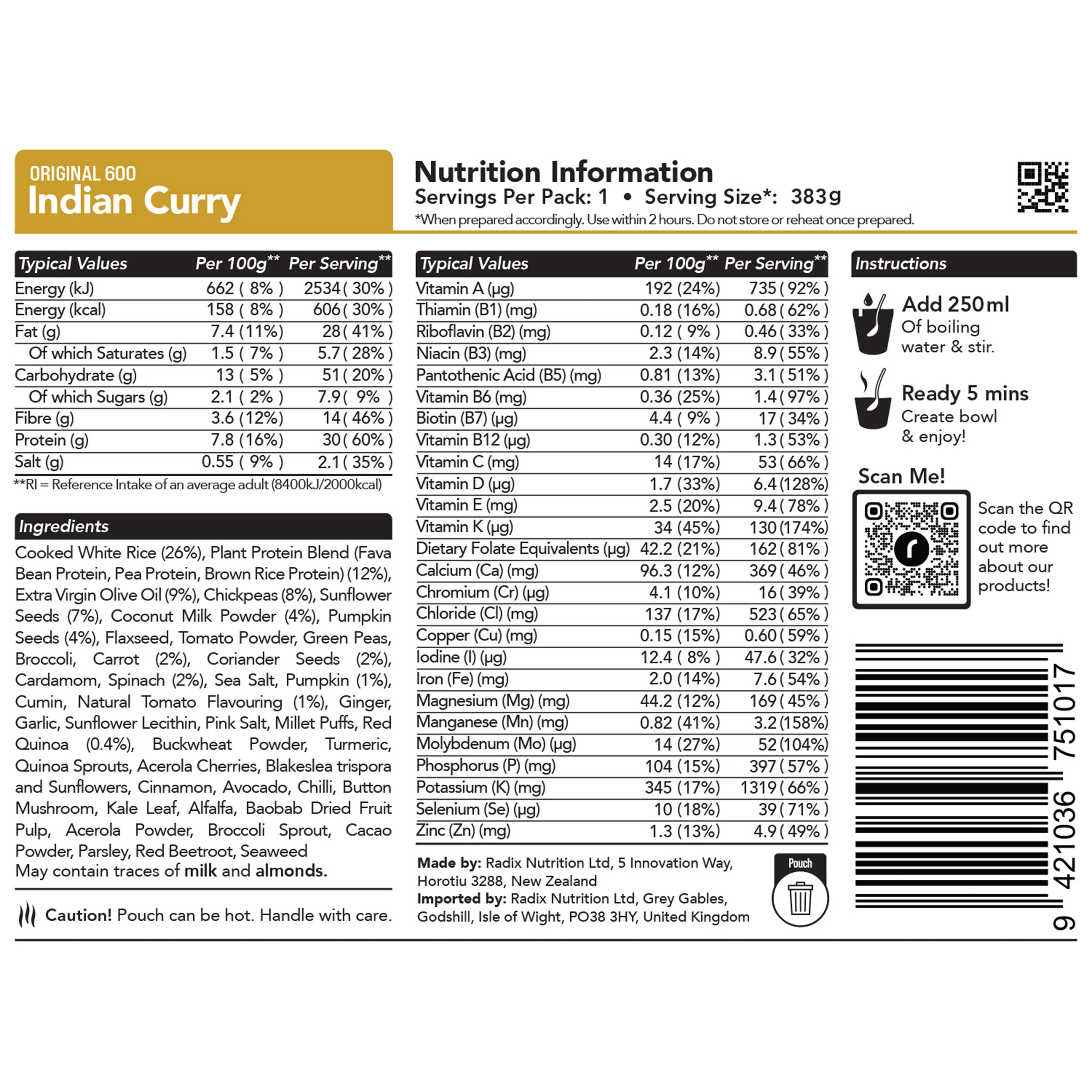 Indian Curry Meal 800 - Image 3