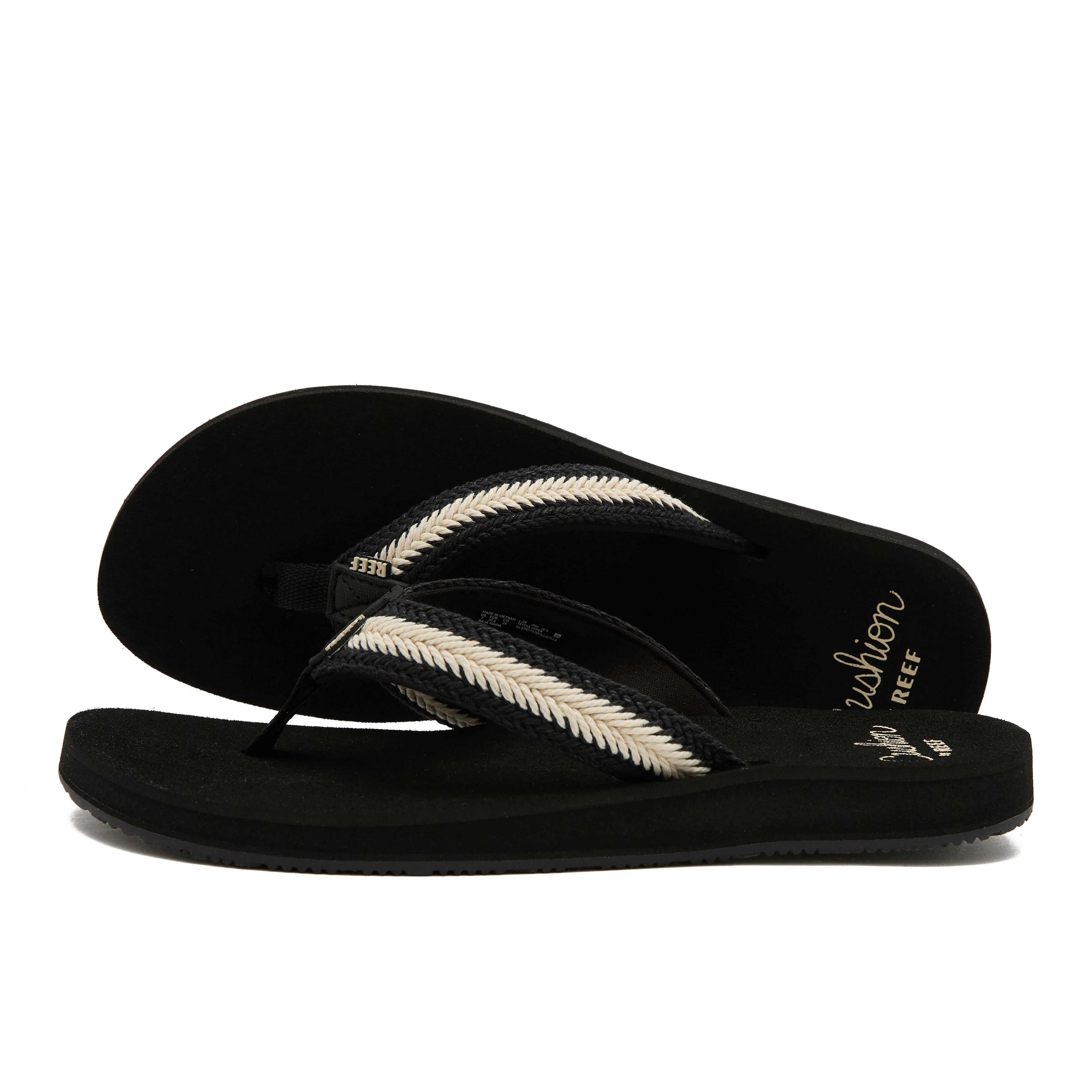 Women's Baja Maria Flip Flops Black Vintage - Image 7