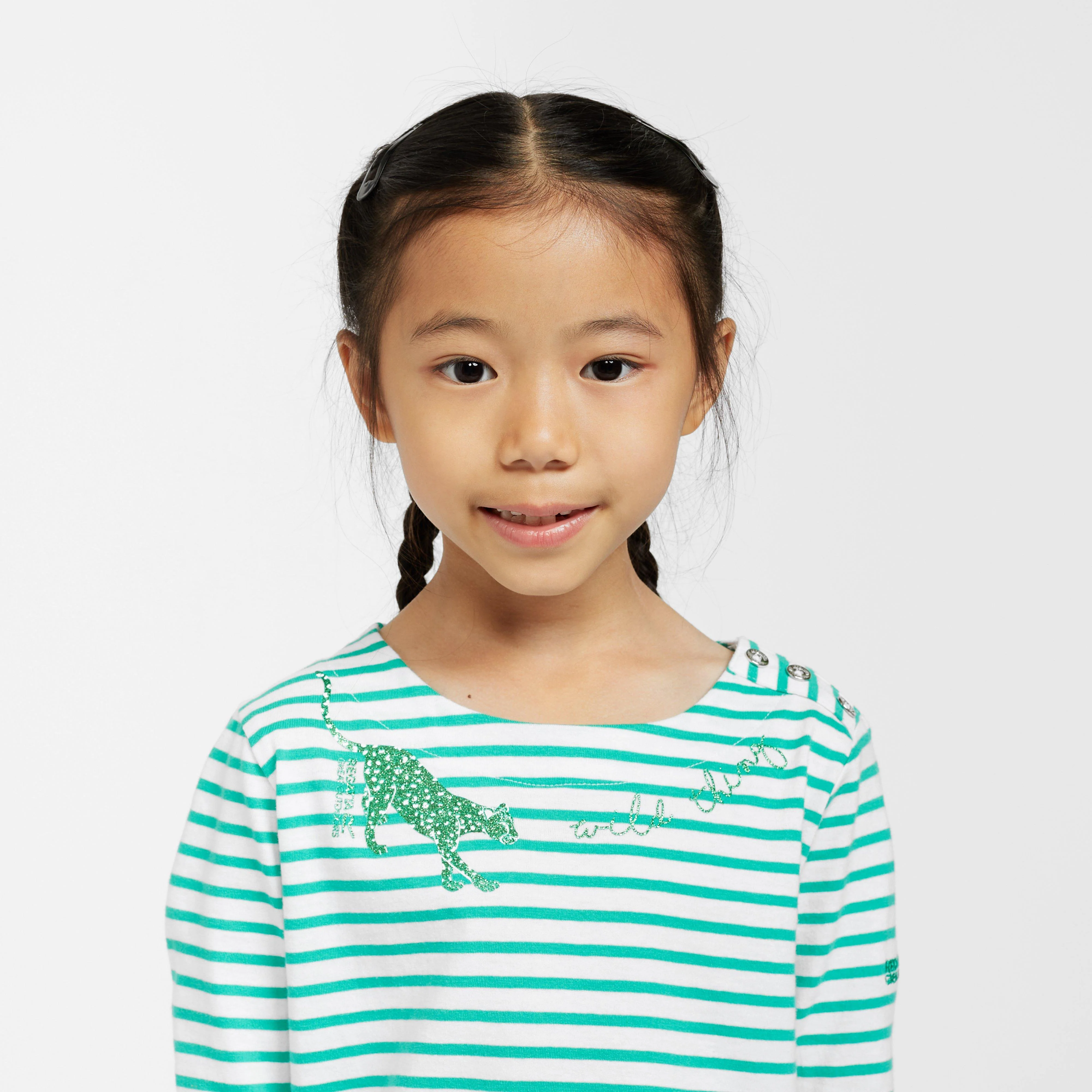 Kids Carmella II Long Sleeve T-Shirt Mint - Image 4