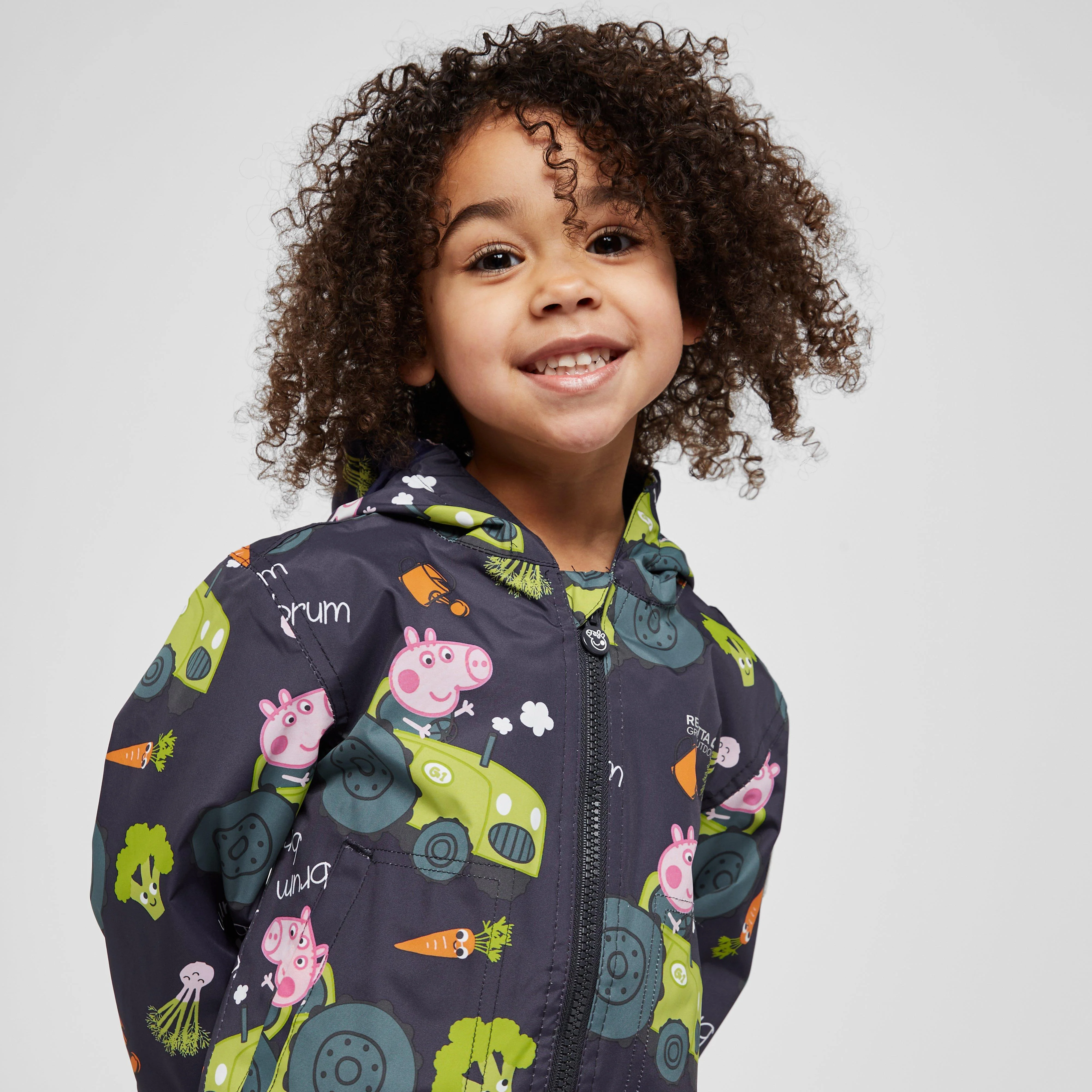 Kids' Peppa Pig Muddy Puddle Waterproof Jacket - Image 4