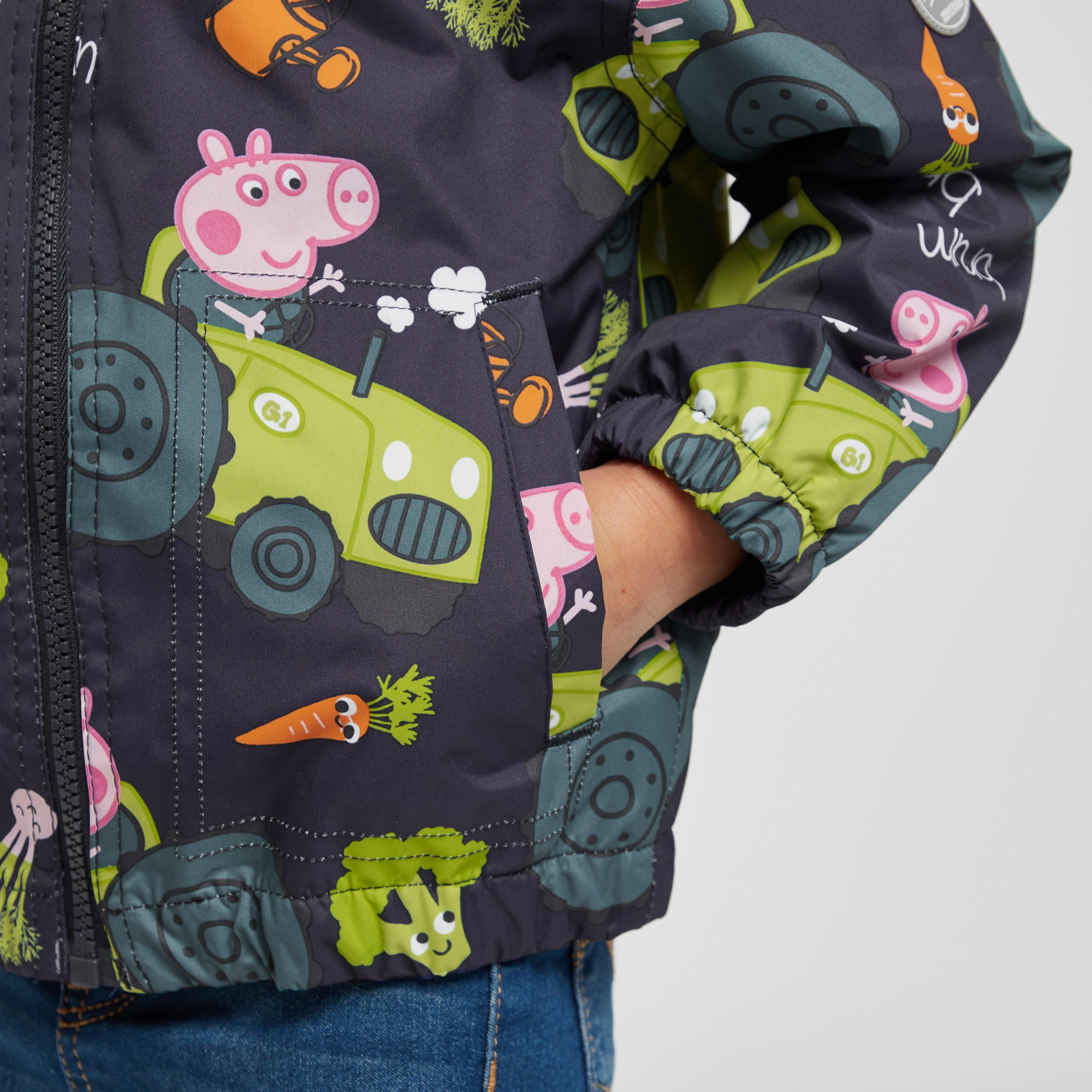 Kids' Peppa Pig Muddy Puddle Waterproof Jacket - Image 5