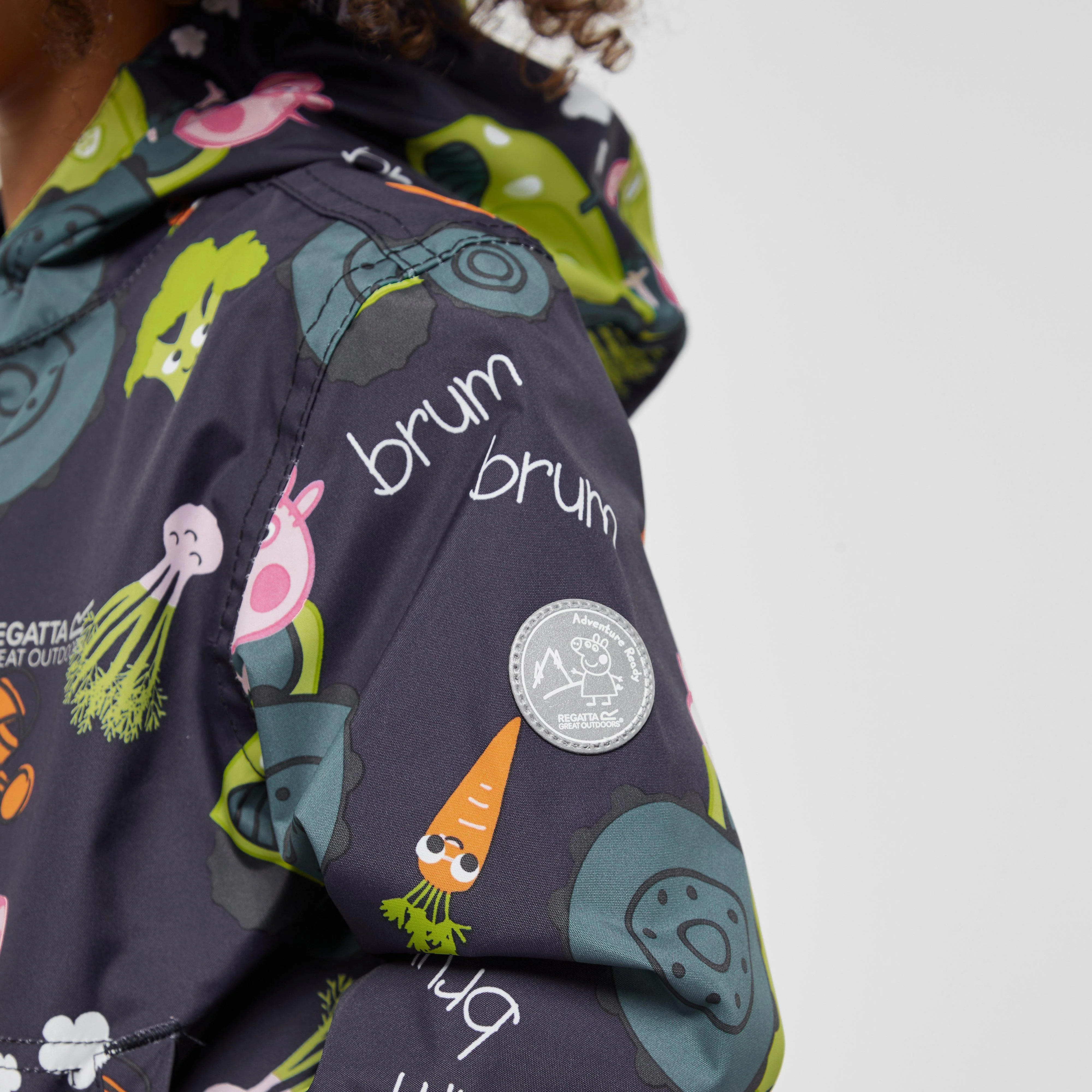 Kids' Peppa Pig Muddy Puddle Waterproof Jacket - Image 6
