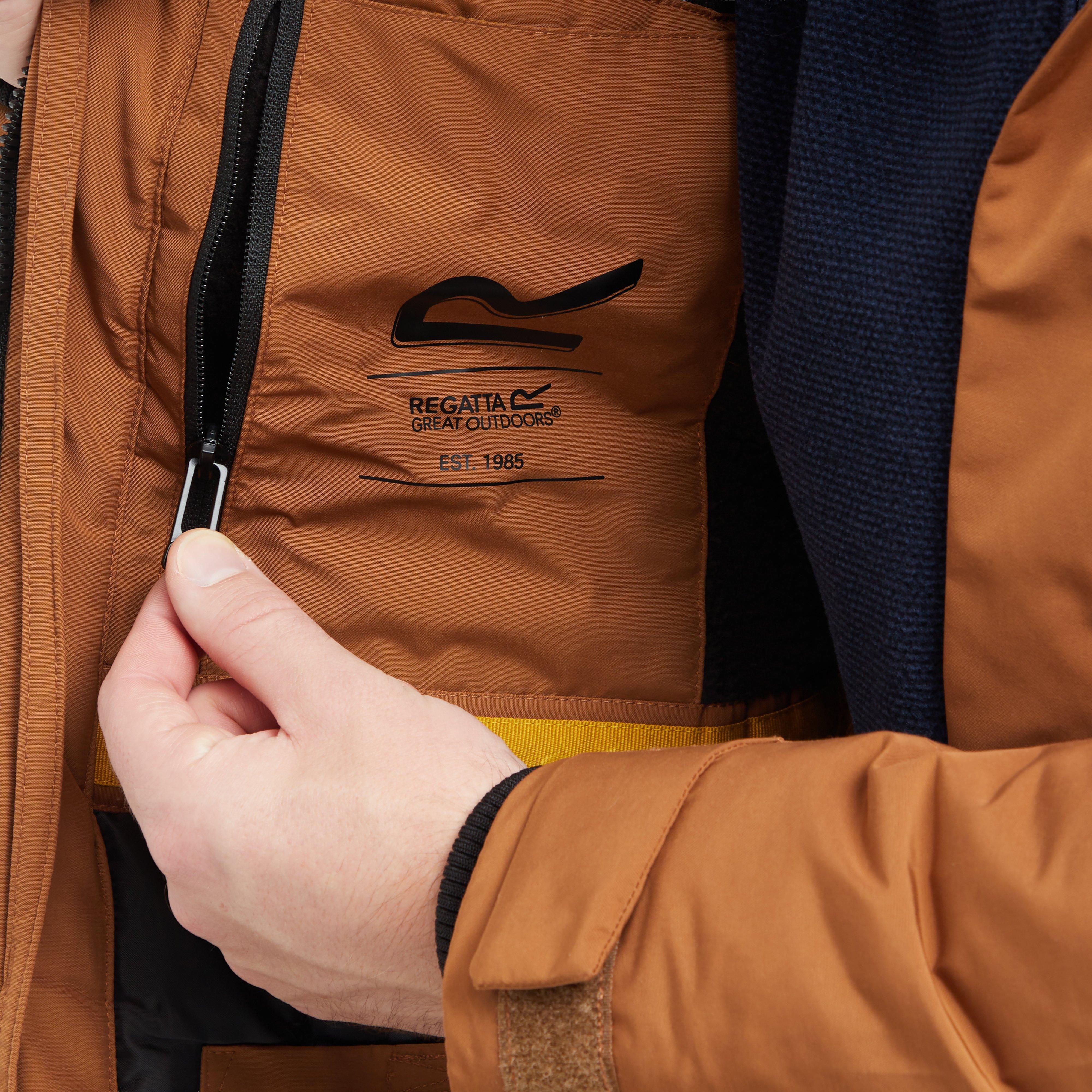 Men's Marron Waterproof Insulated Parka - Image 11