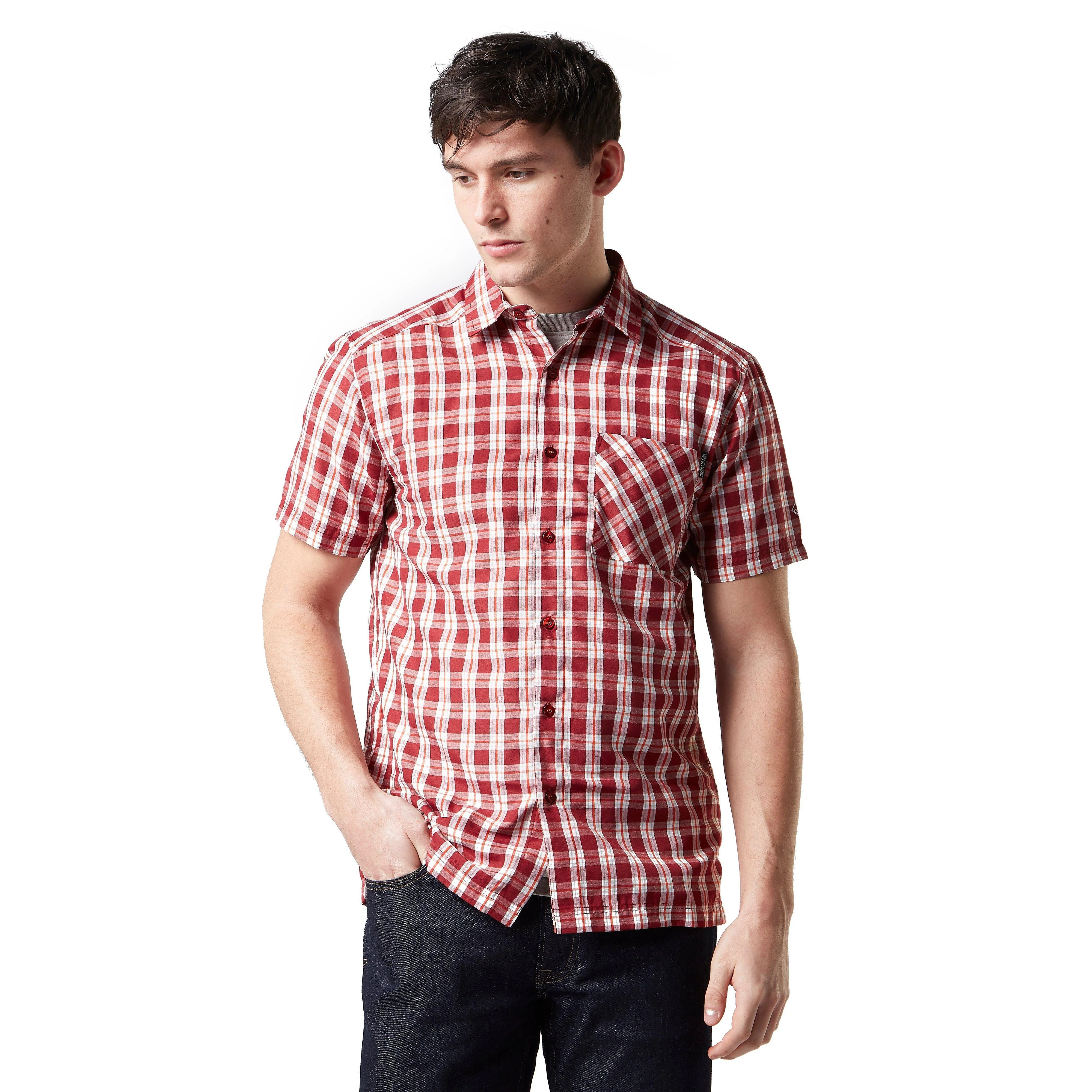Men's Minado Short Sleeved Checked Shirt - Image 6