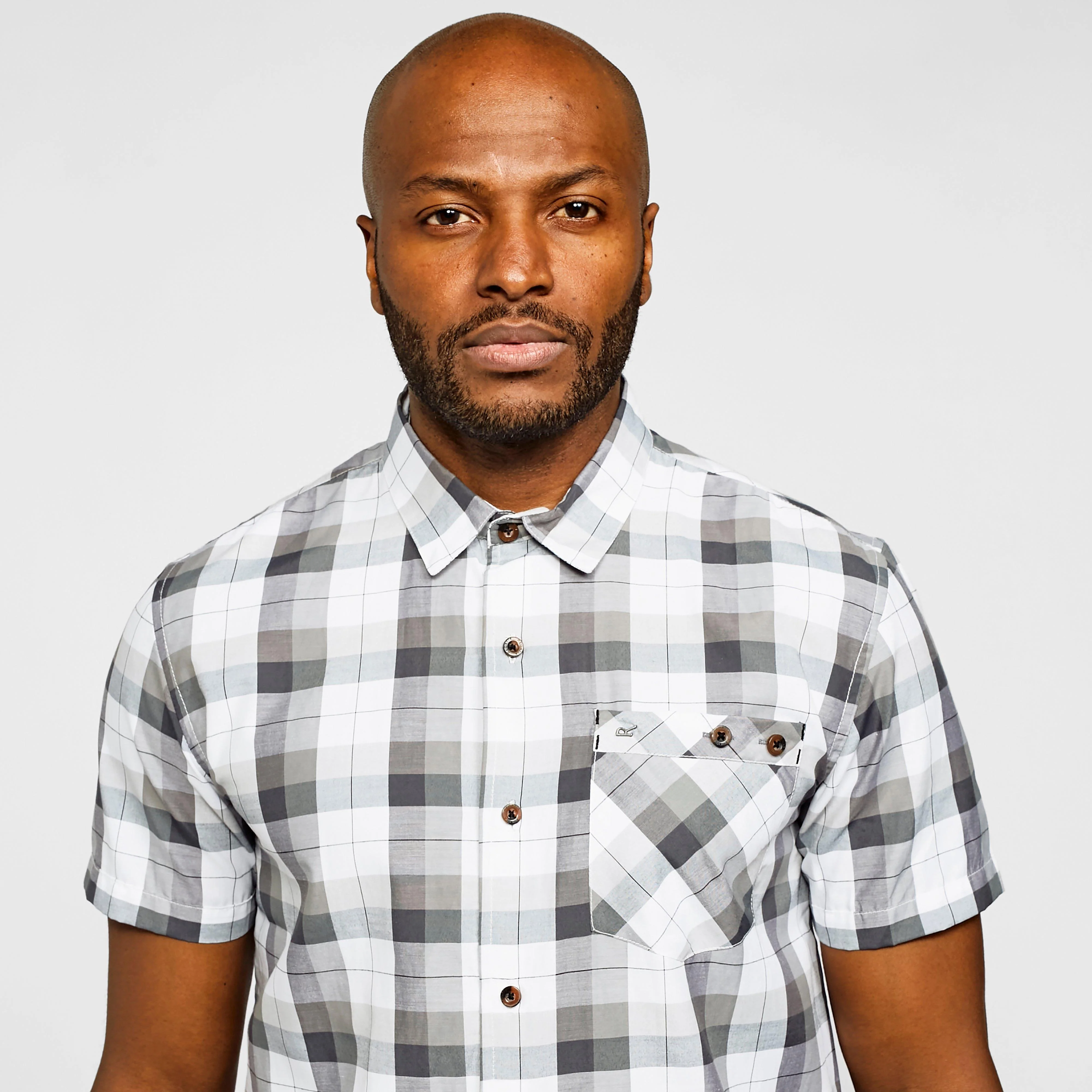 Men’s Ramiro Short Sleeved Checked Shirt - Image 4