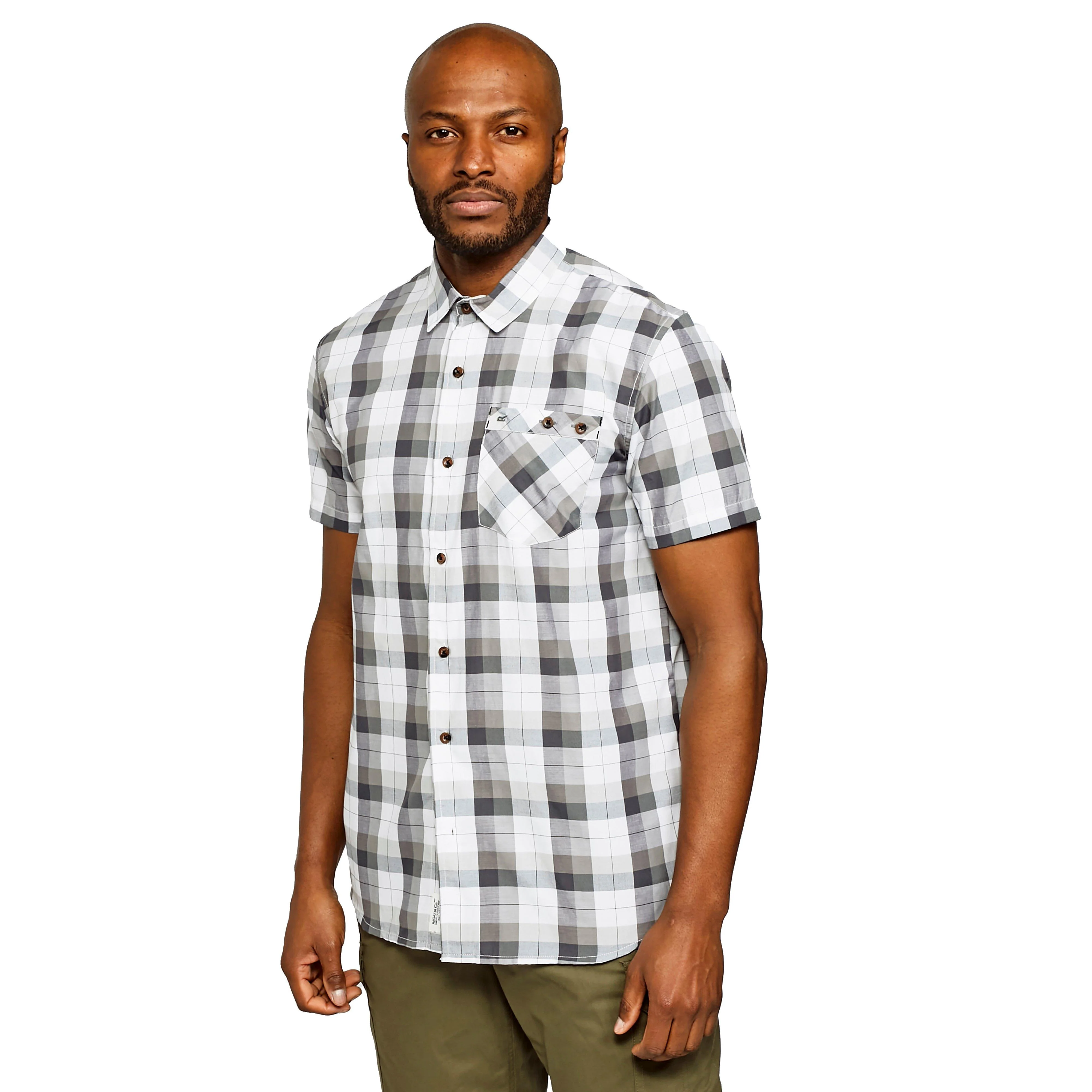 Men’s Ramiro Short Sleeved Checked Shirt - Image 7