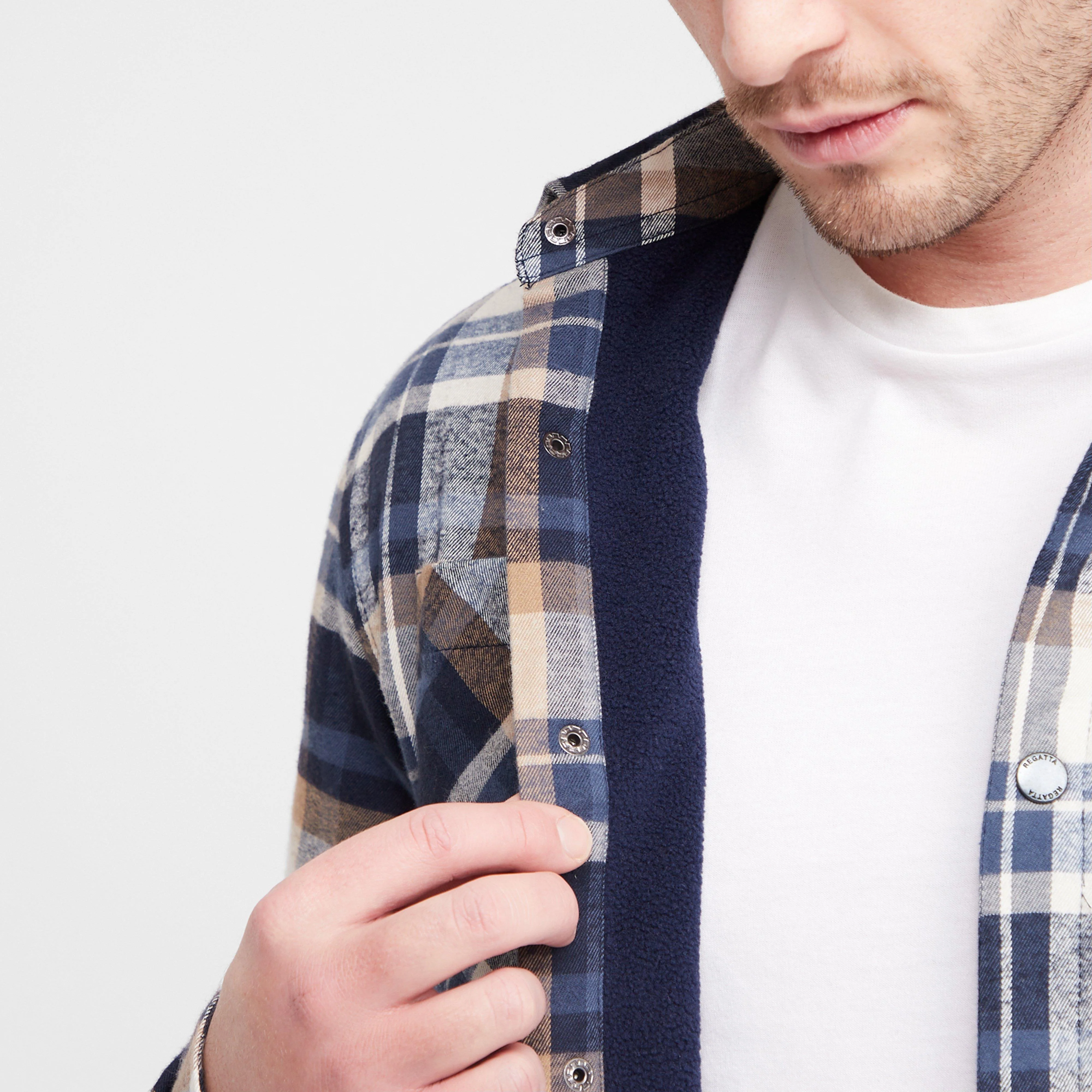 Men's Thamos Long Sleeved Checked Shirt - Image 6