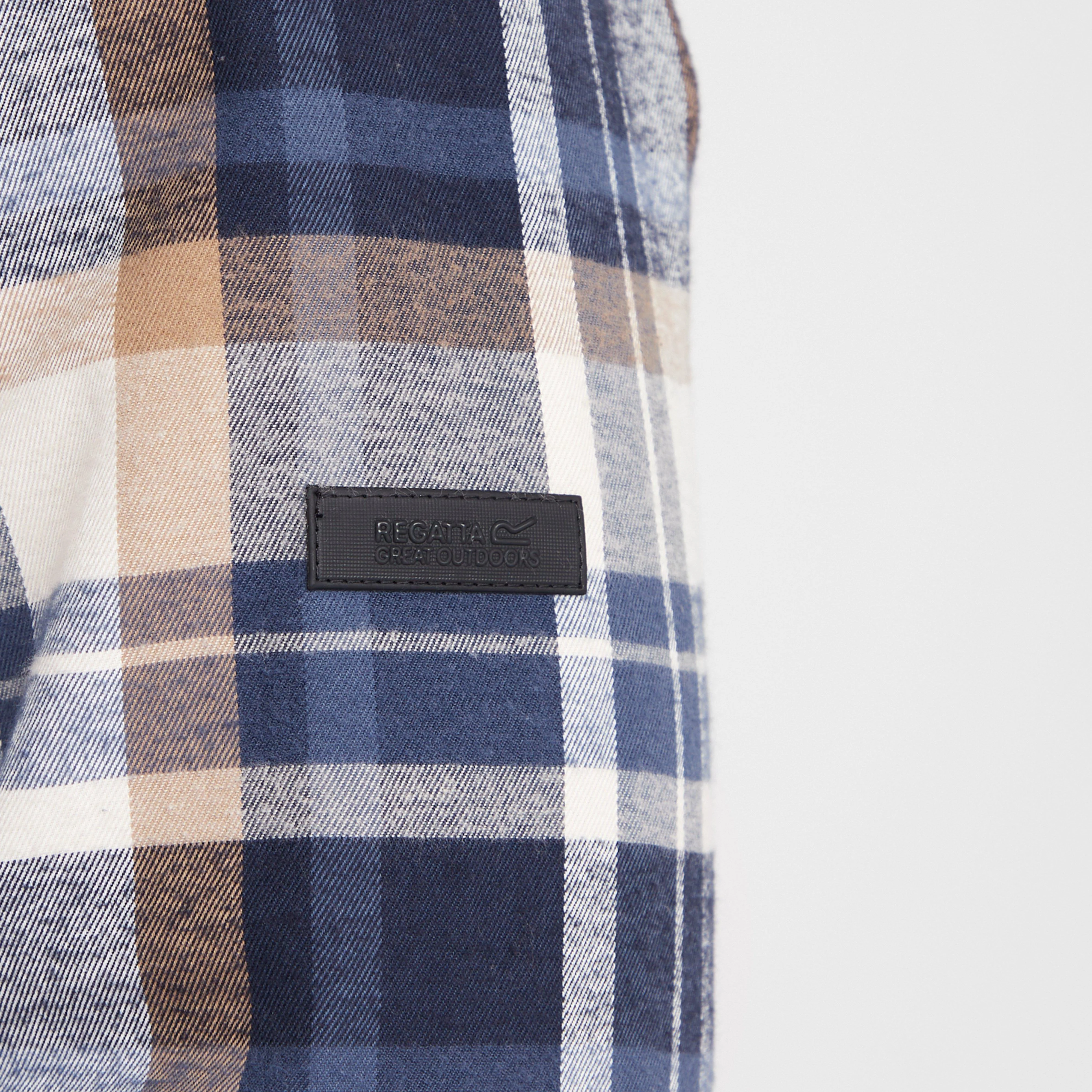 Men's Thamos Long Sleeved Checked Shirt - Image 7