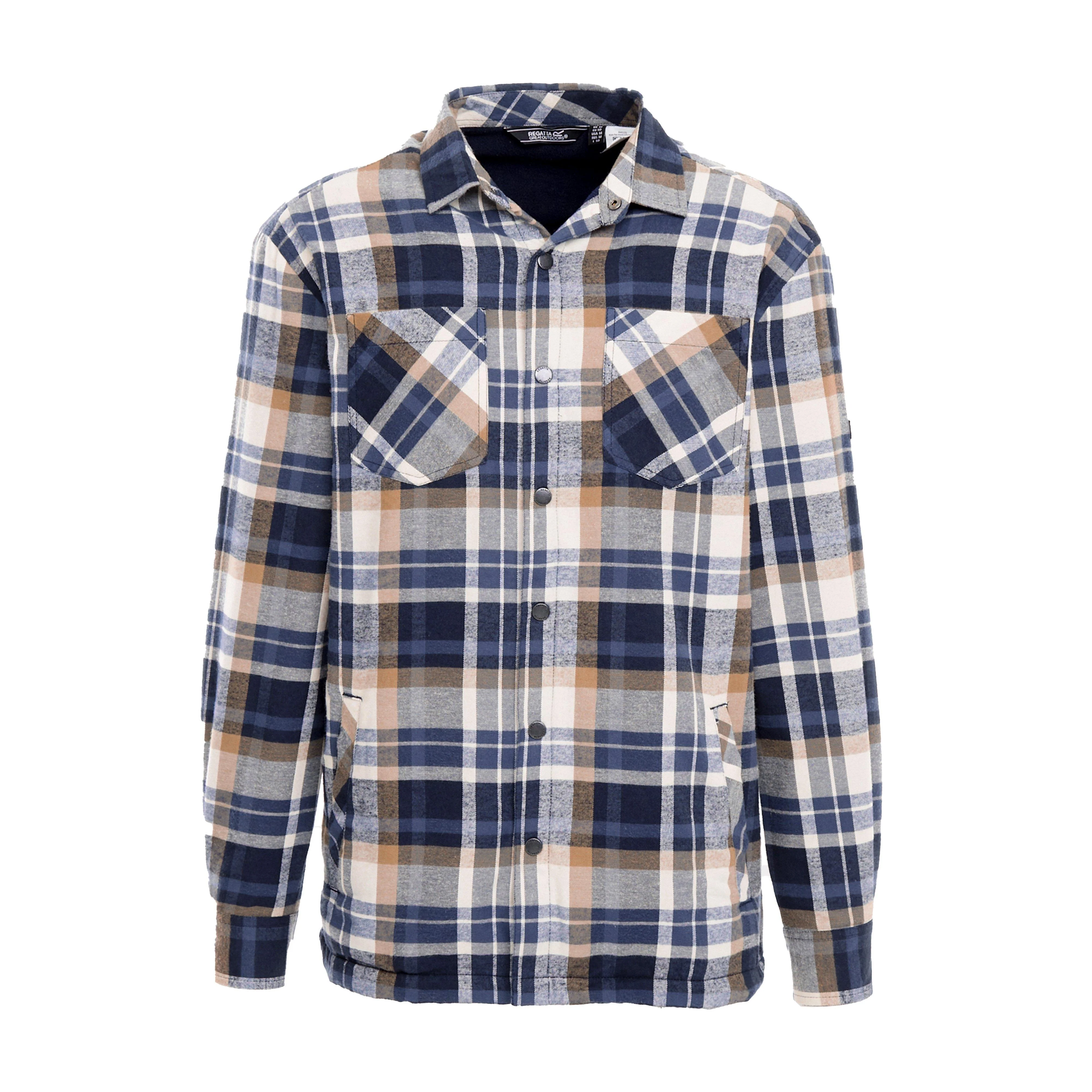 Men's Thamos Long Sleeved Checked Shirt - Image 8