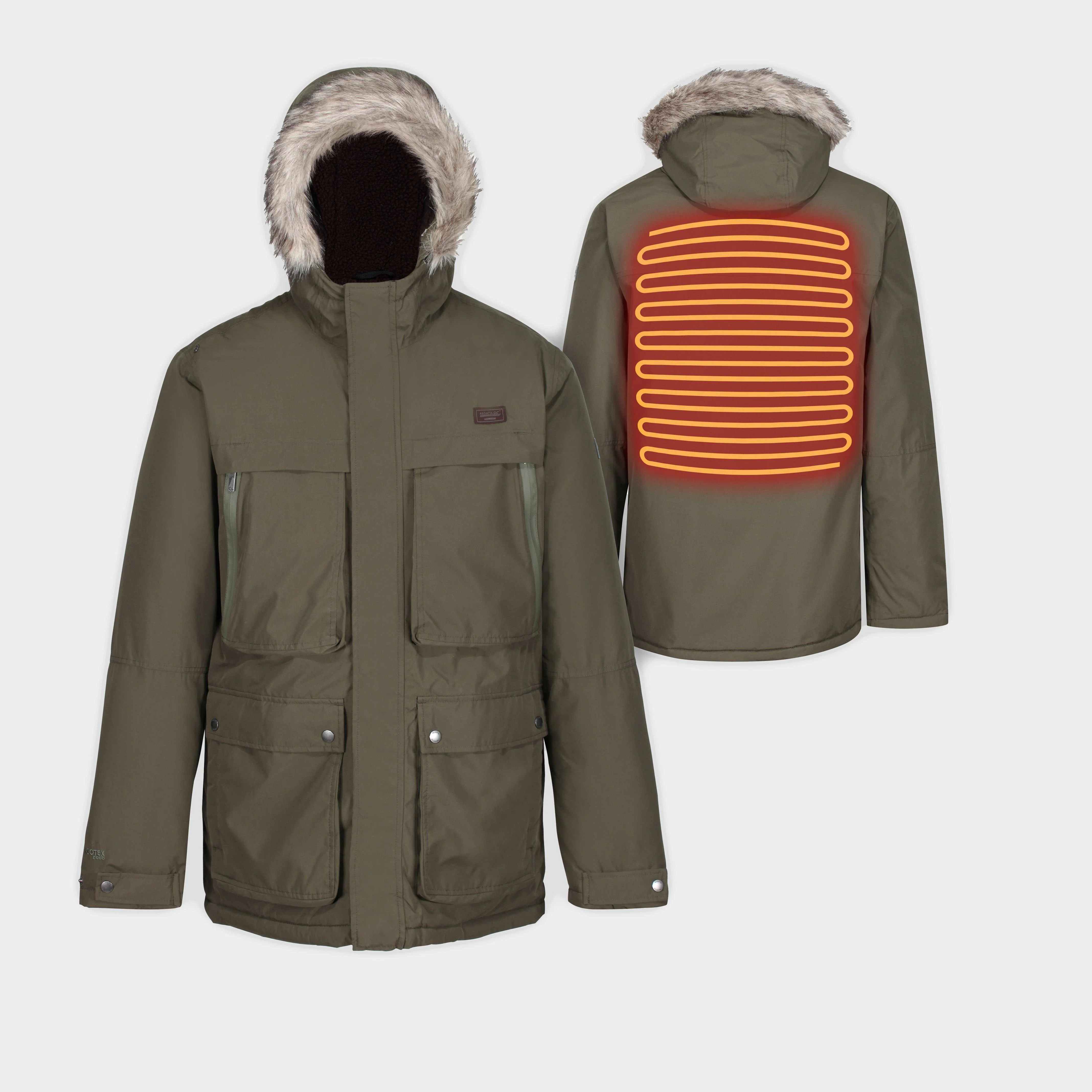 Men’s Volter Waterproof Insulated Heated Parka Jacket - Image 6