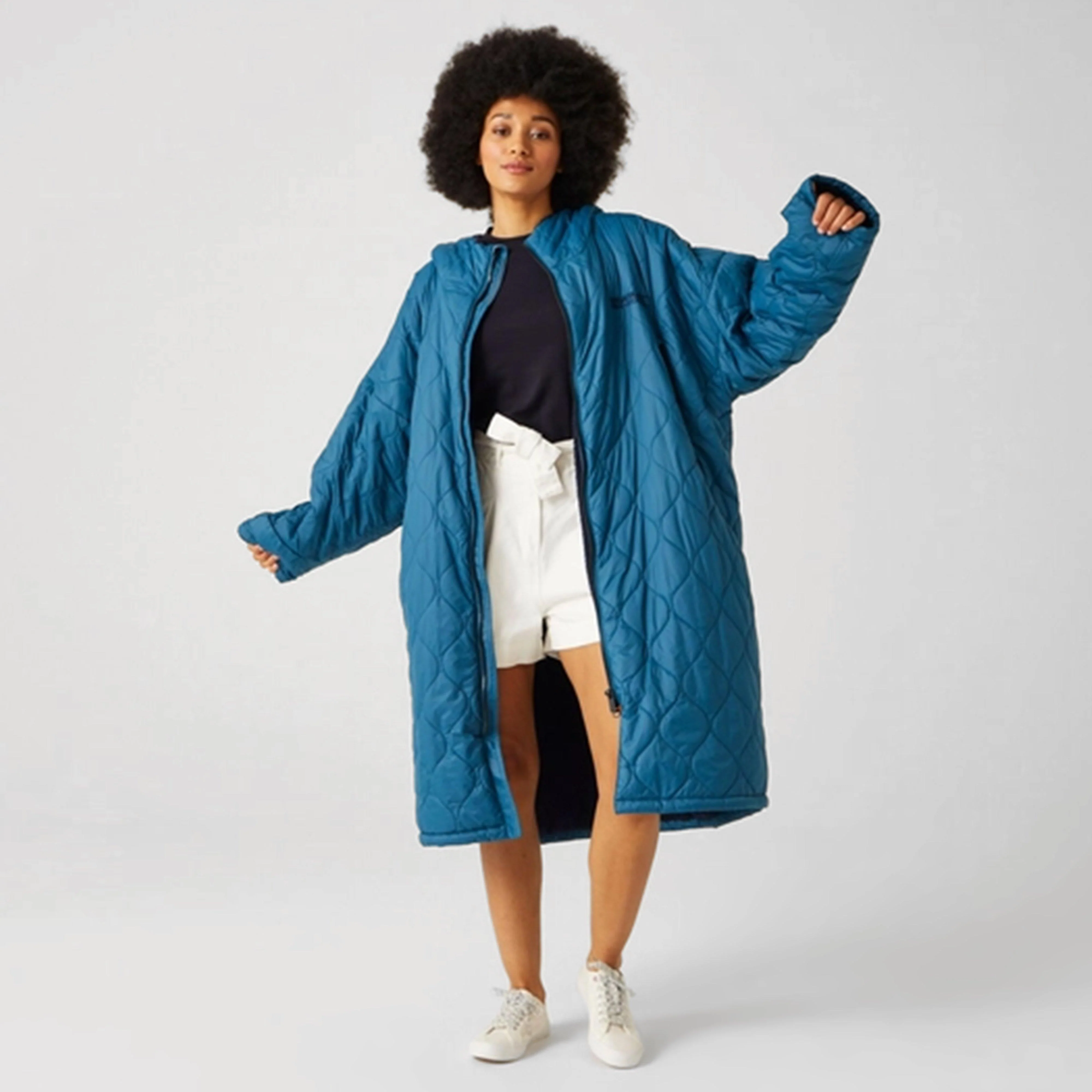Waterproof Quilted Changing Robe - Image 3