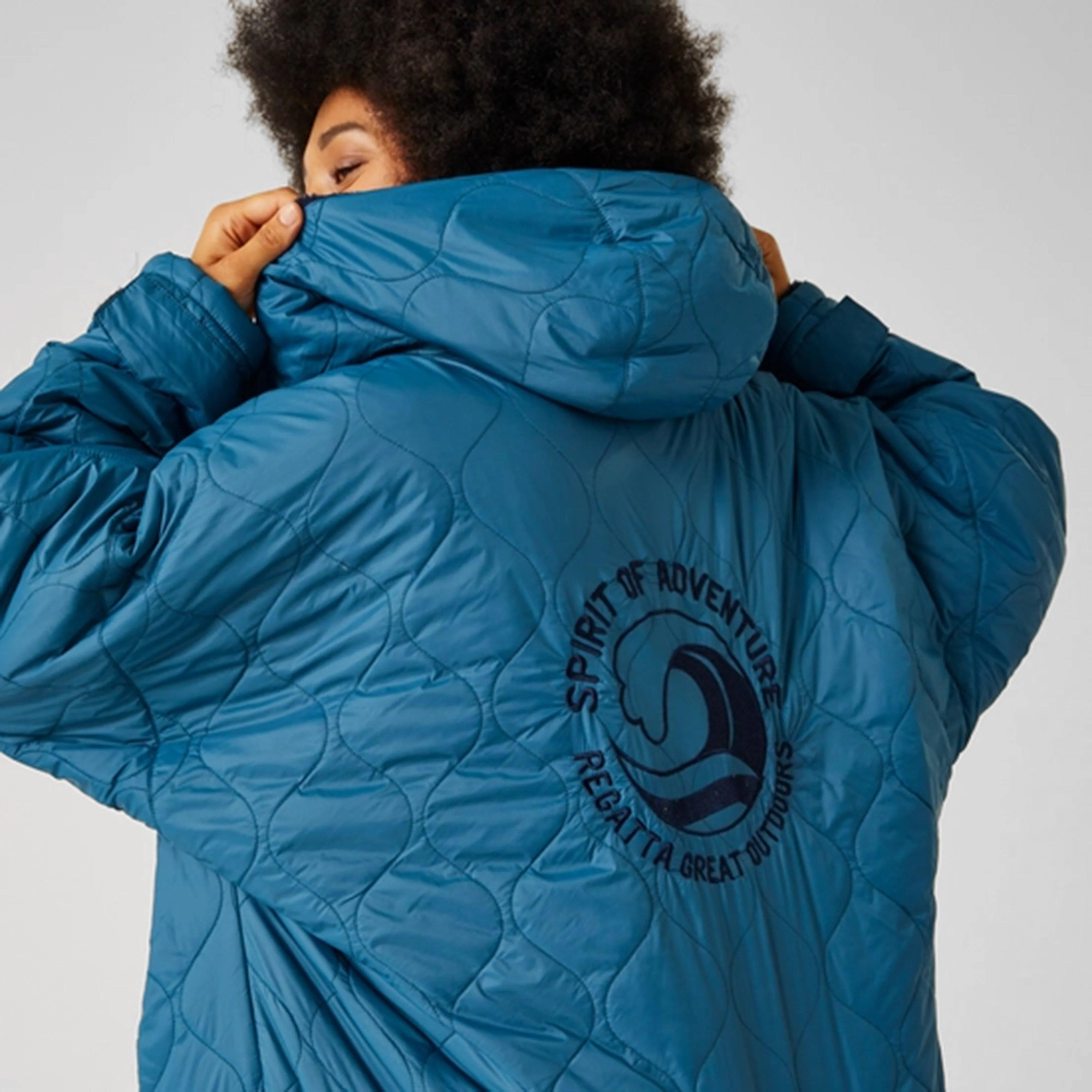 Waterproof Quilted Changing Robe - Image 5