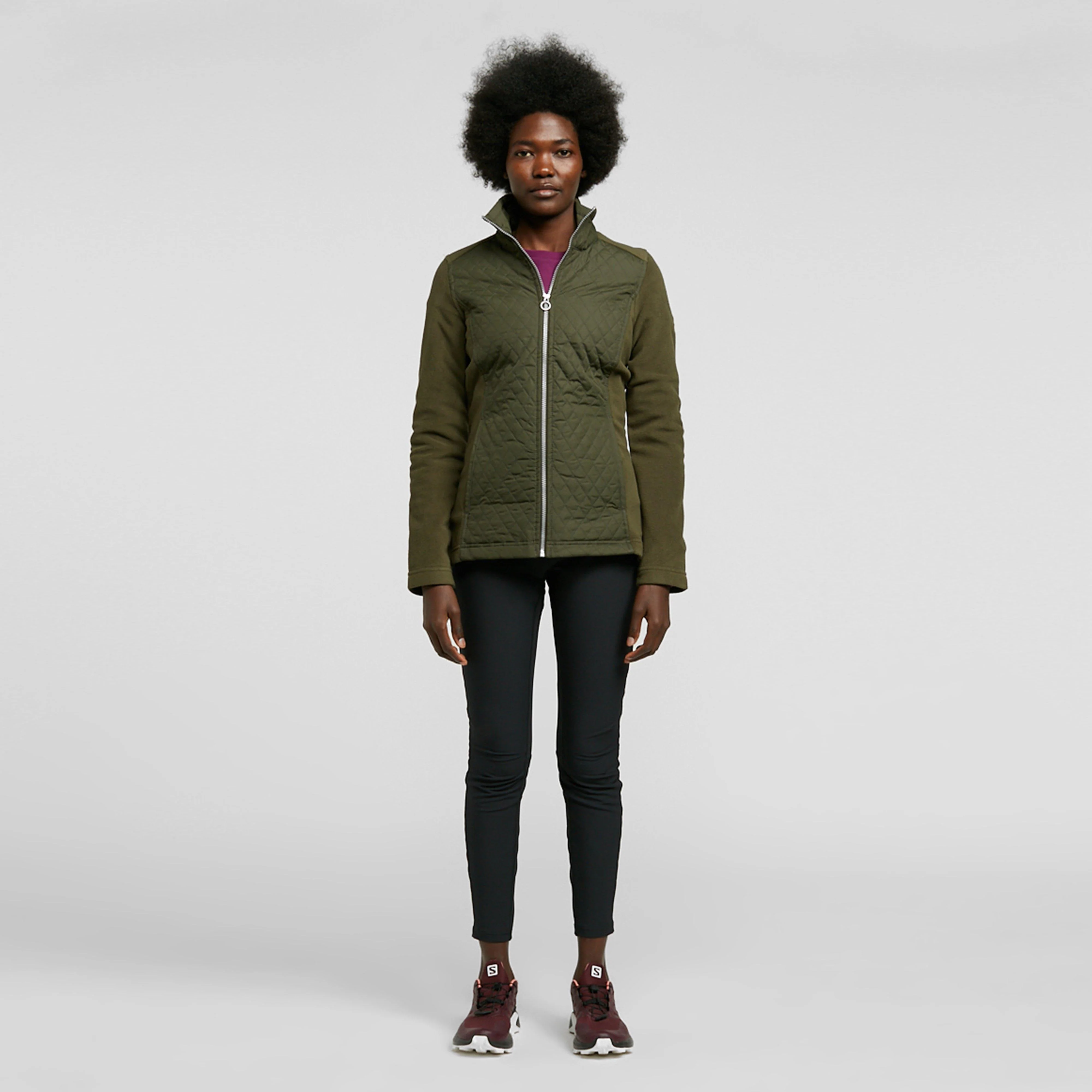 Women's Charlene Full Zip Quilted Fleece Jacket - Image 3