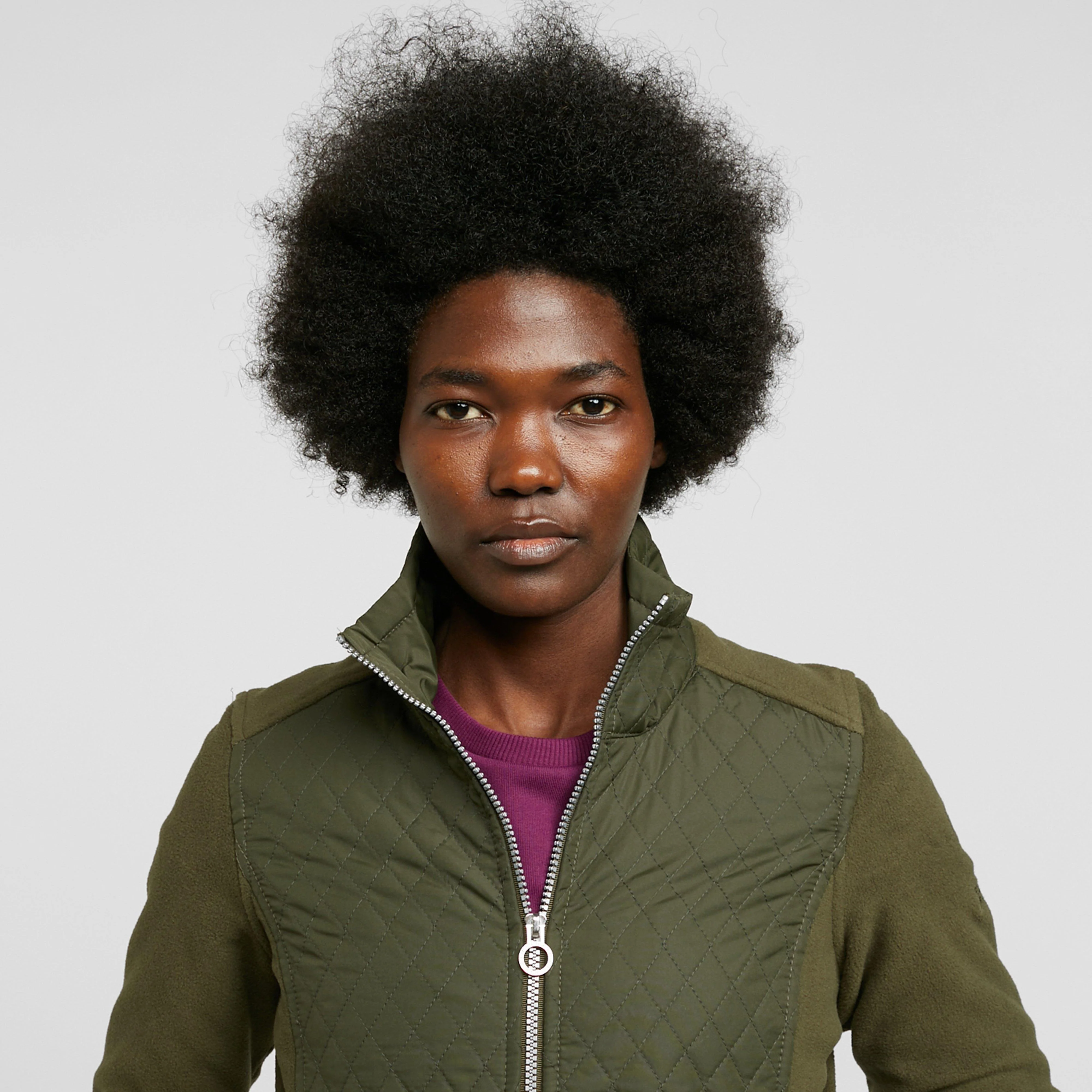 Women's Charlene Full Zip Quilted Fleece Jacket - Image 4