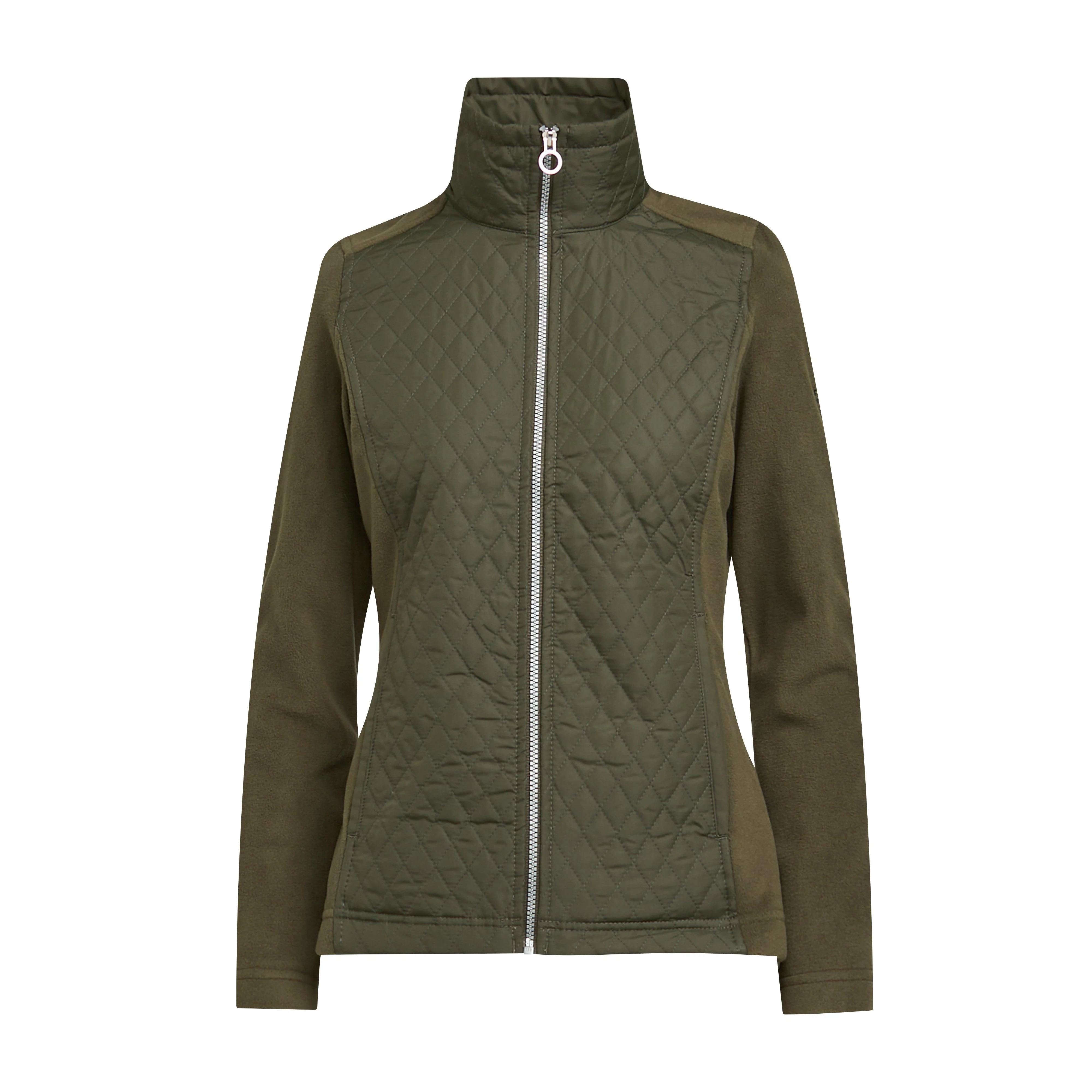 Women's Charlene Full Zip Quilted Fleece Jacket - Image 6