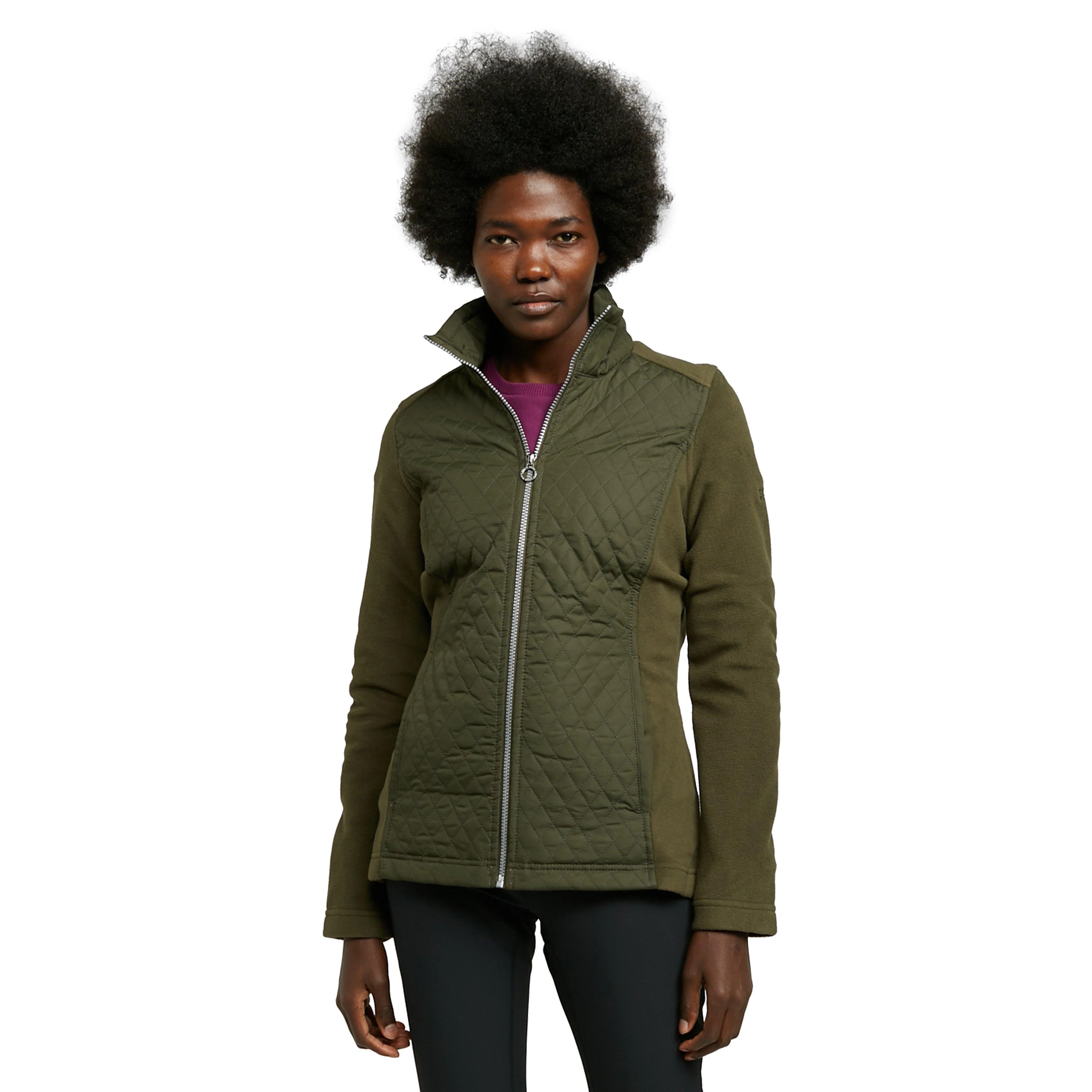 Women's Charlene Full Zip Quilted Fleece Jacket - Image 7