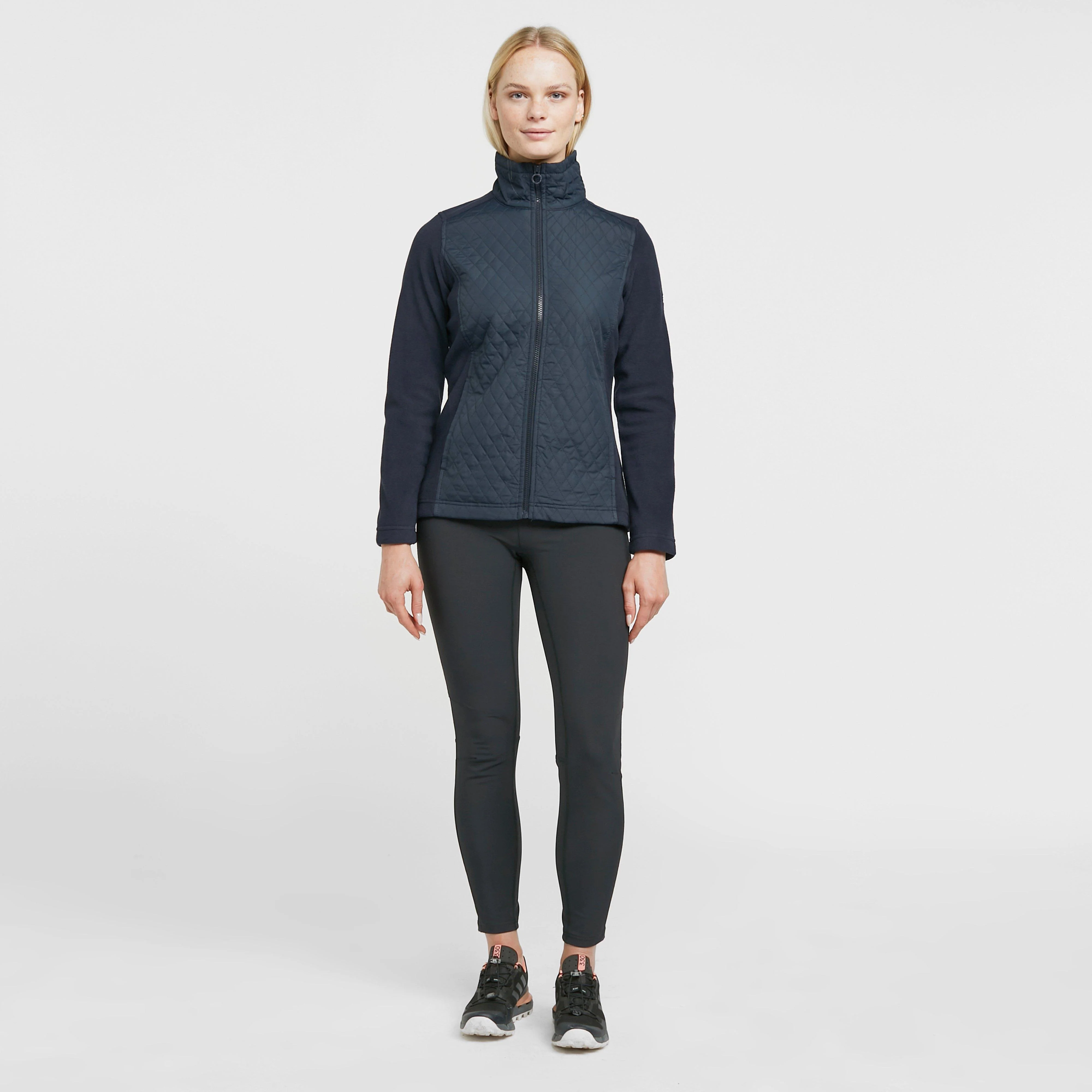 Women's Charlene Full Zip Quilted Fleece Jacket - Image 3