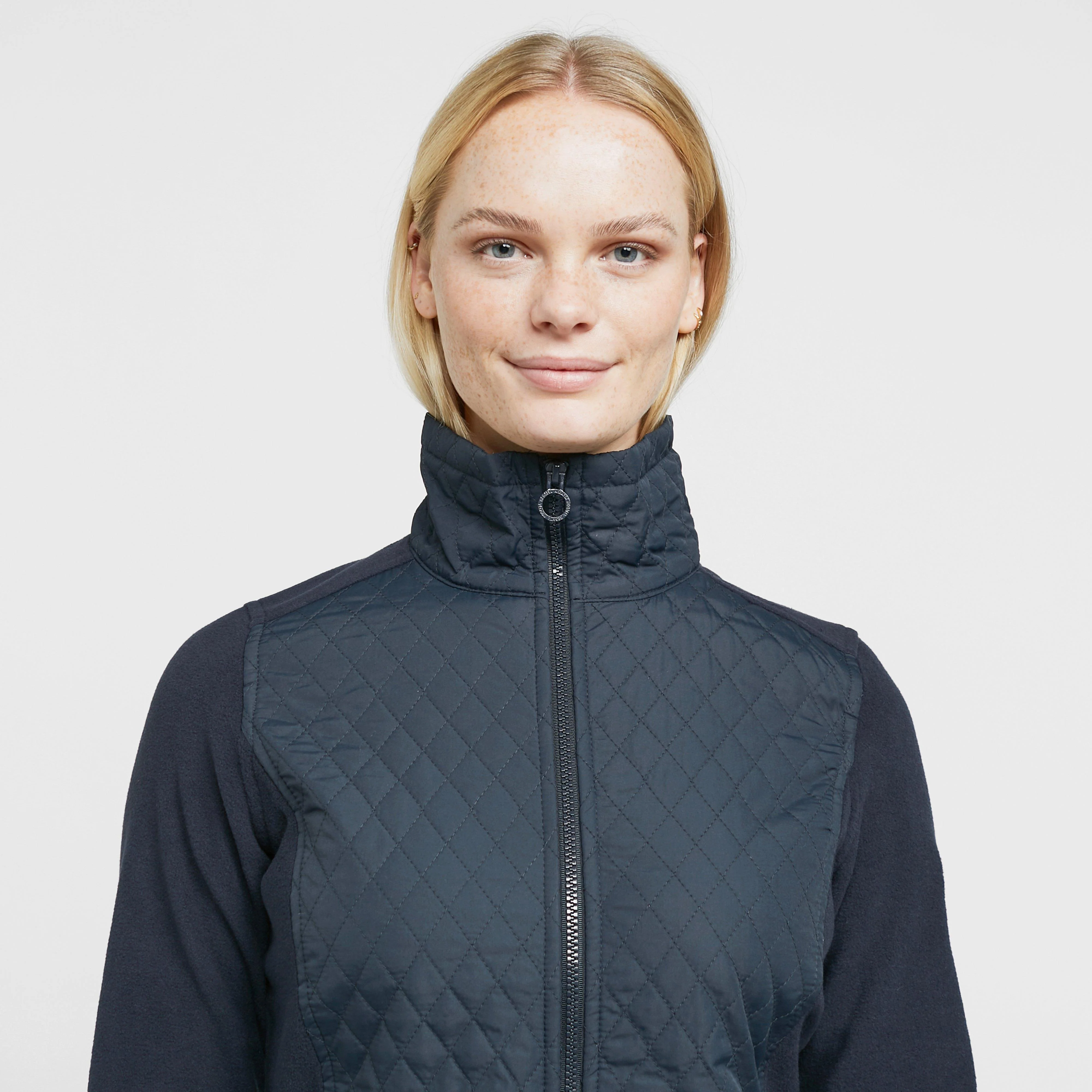 Women's Charlene Full Zip Quilted Fleece Jacket - Image 4