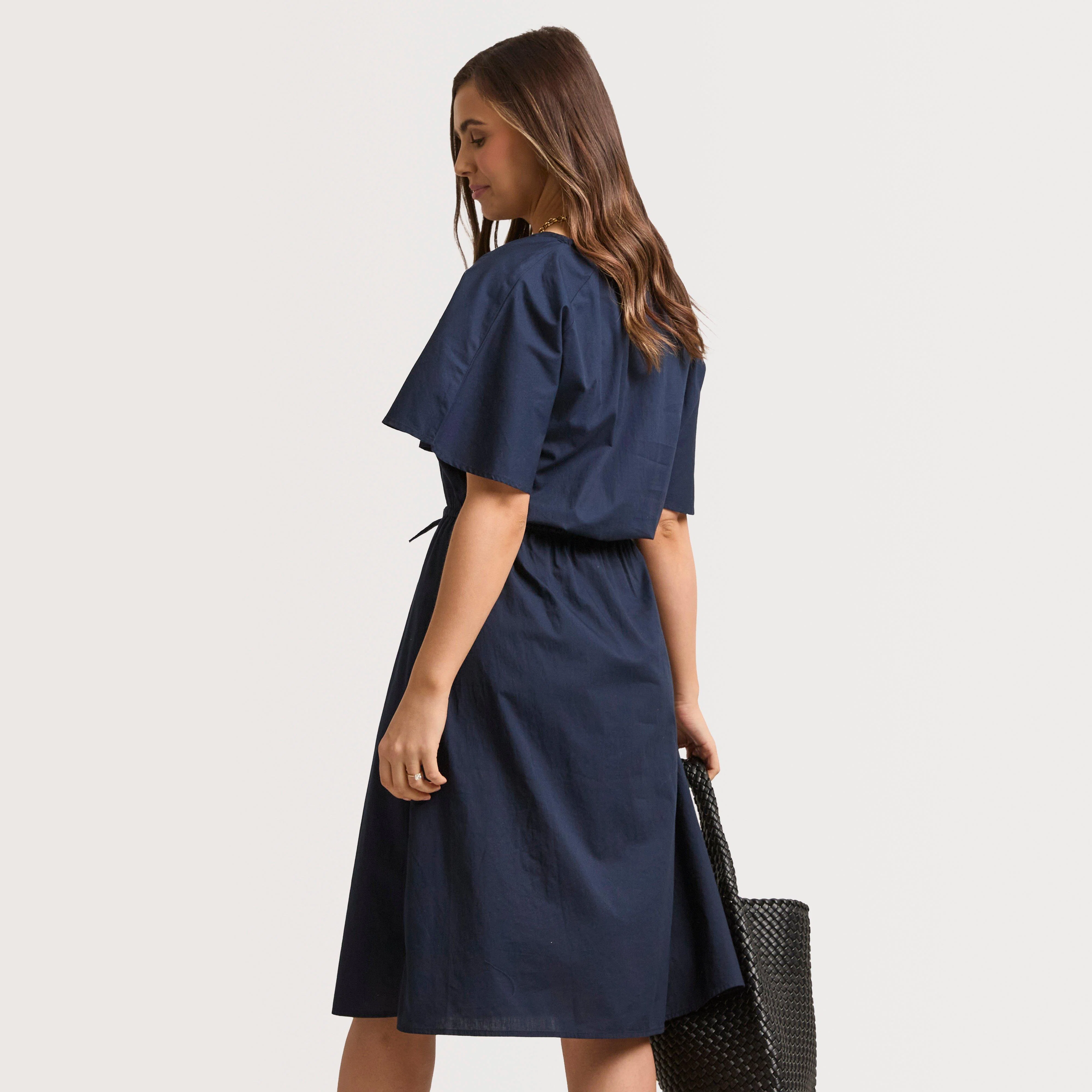 Women's Elona Dress Navy - Image 3