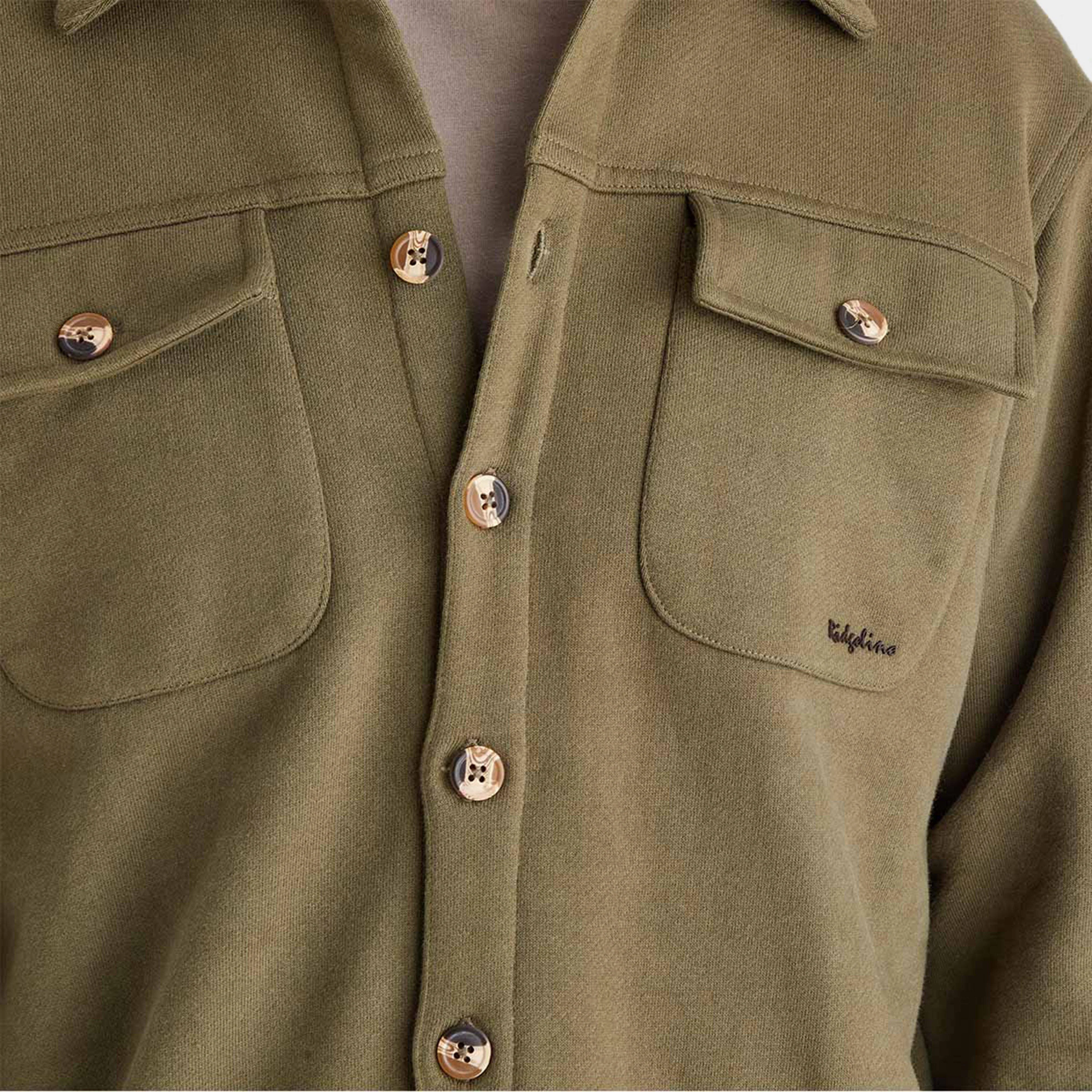 Men's Burnham Work Shirt Ivy Green - Image 4