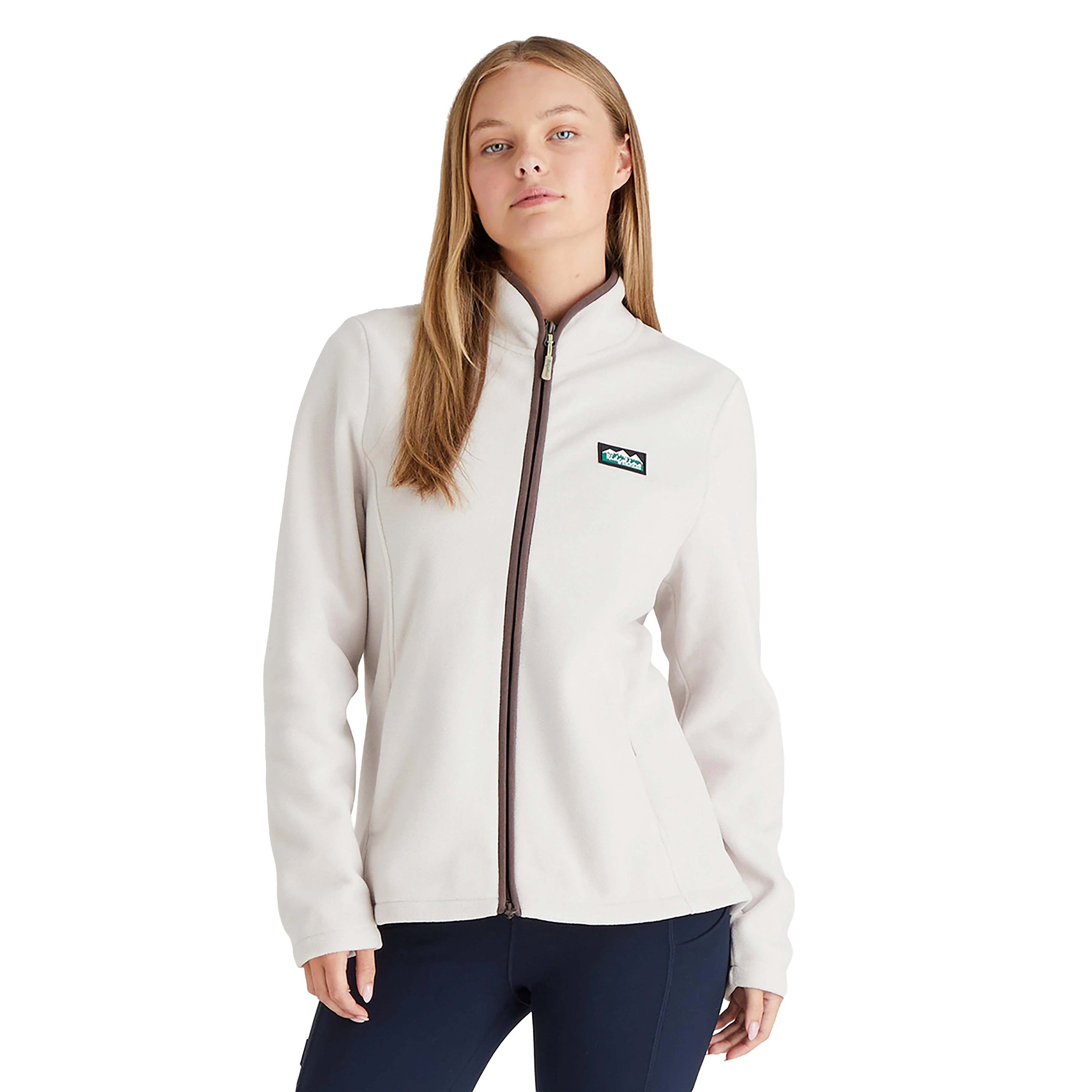 Women's Brenna Fleece Jacket Stone - Image 5