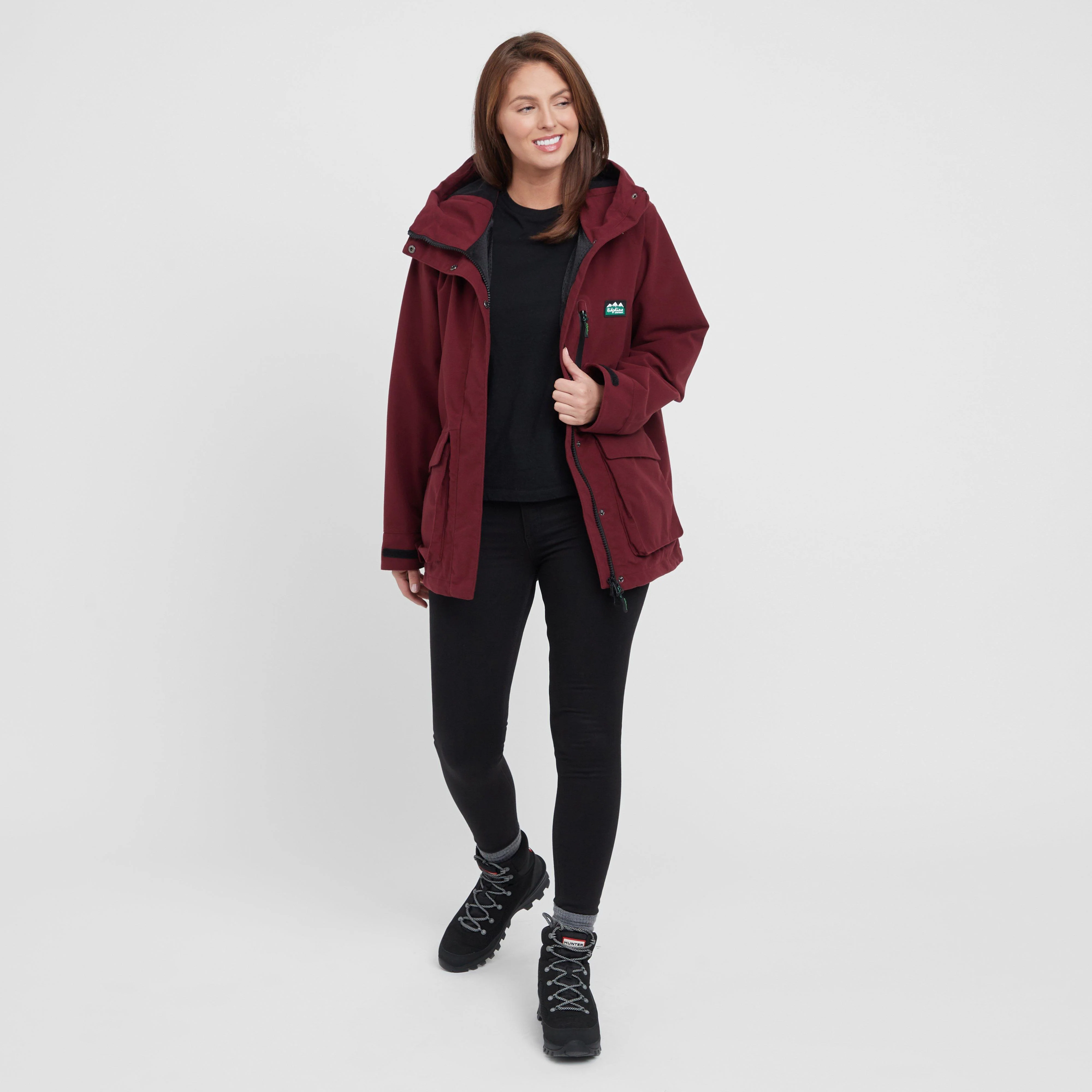 Womens Rhea Jacket Winter Berry - Image 3