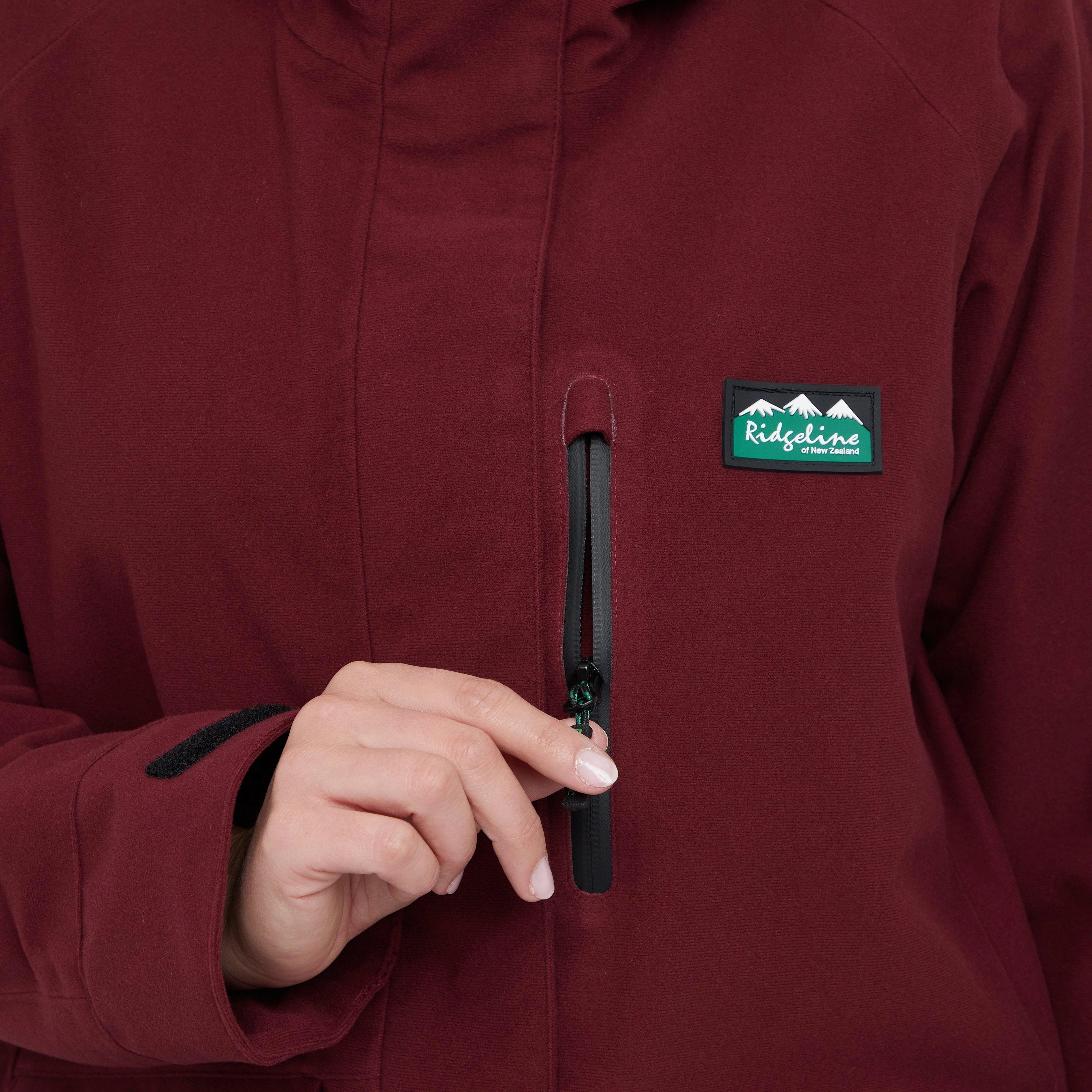 Womens Rhea Jacket Winter Berry - Image 6