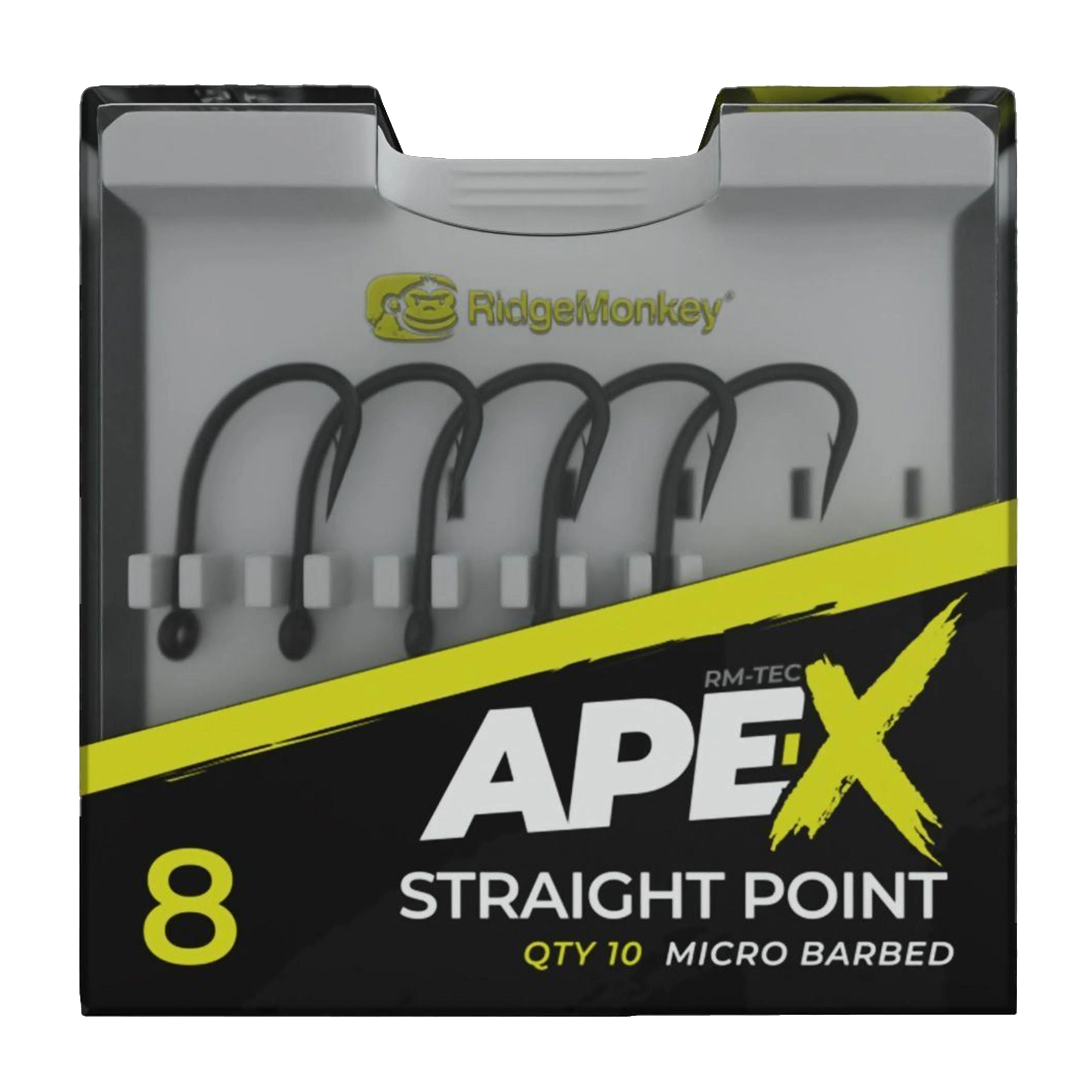 Ape-X Straight Hook Size 8 - Image 3