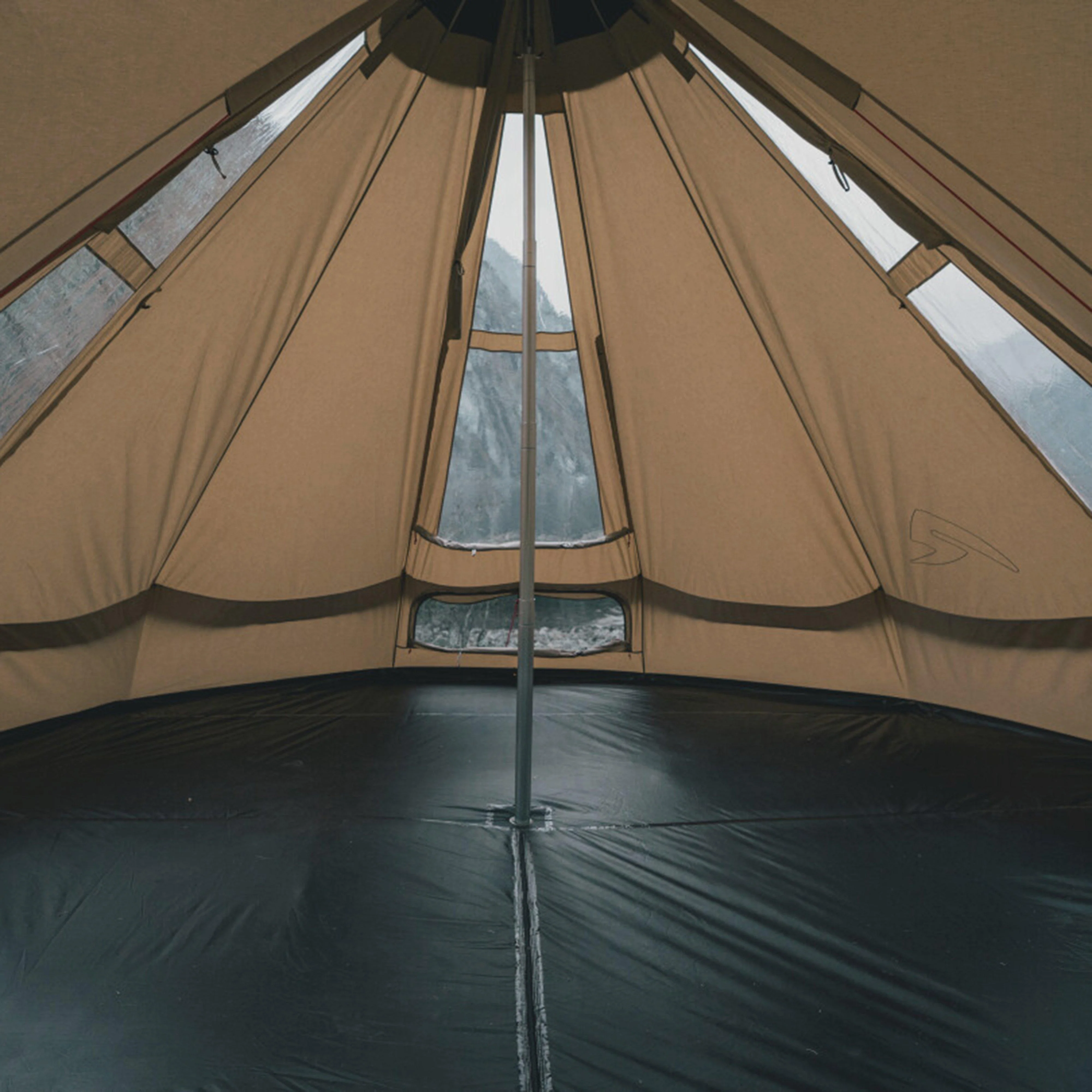 Refurbished Settler Sky Polycotton Tipi Tent - Image 3