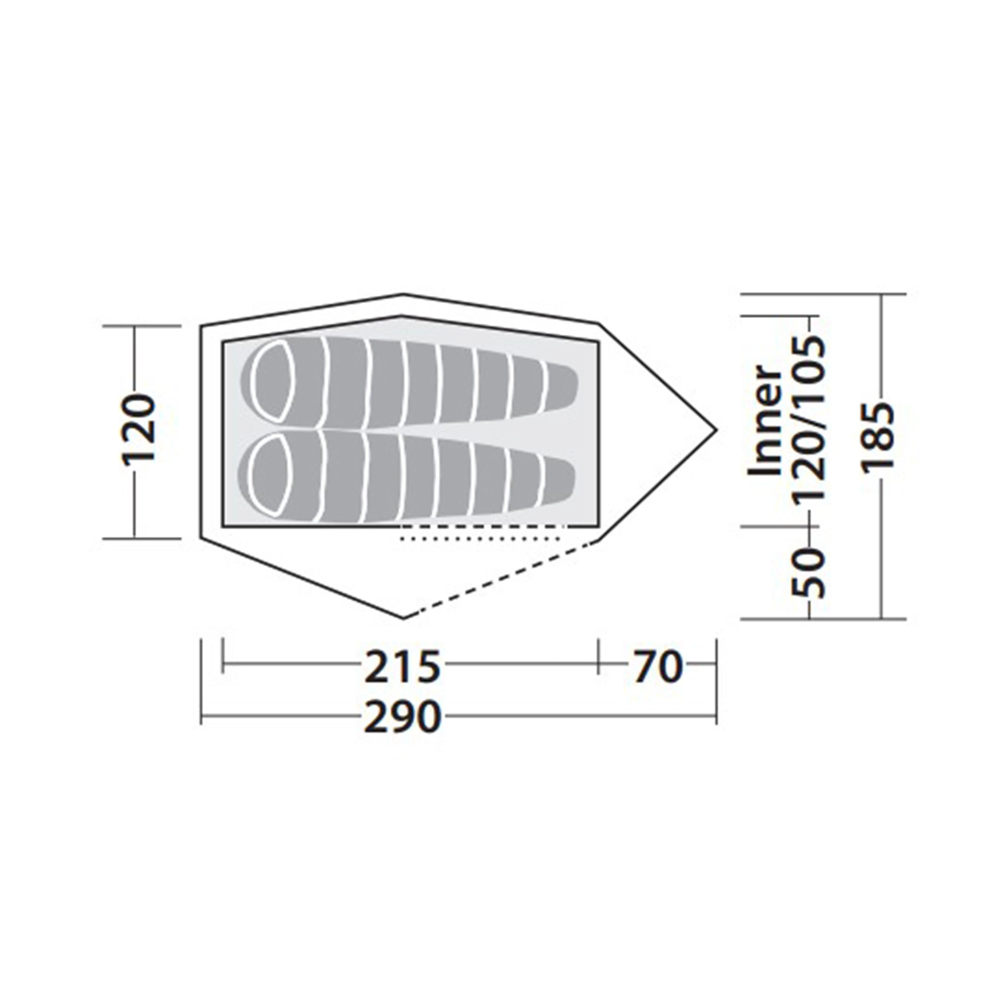 Refurbished Challenger 2 Person Tent - Image 2