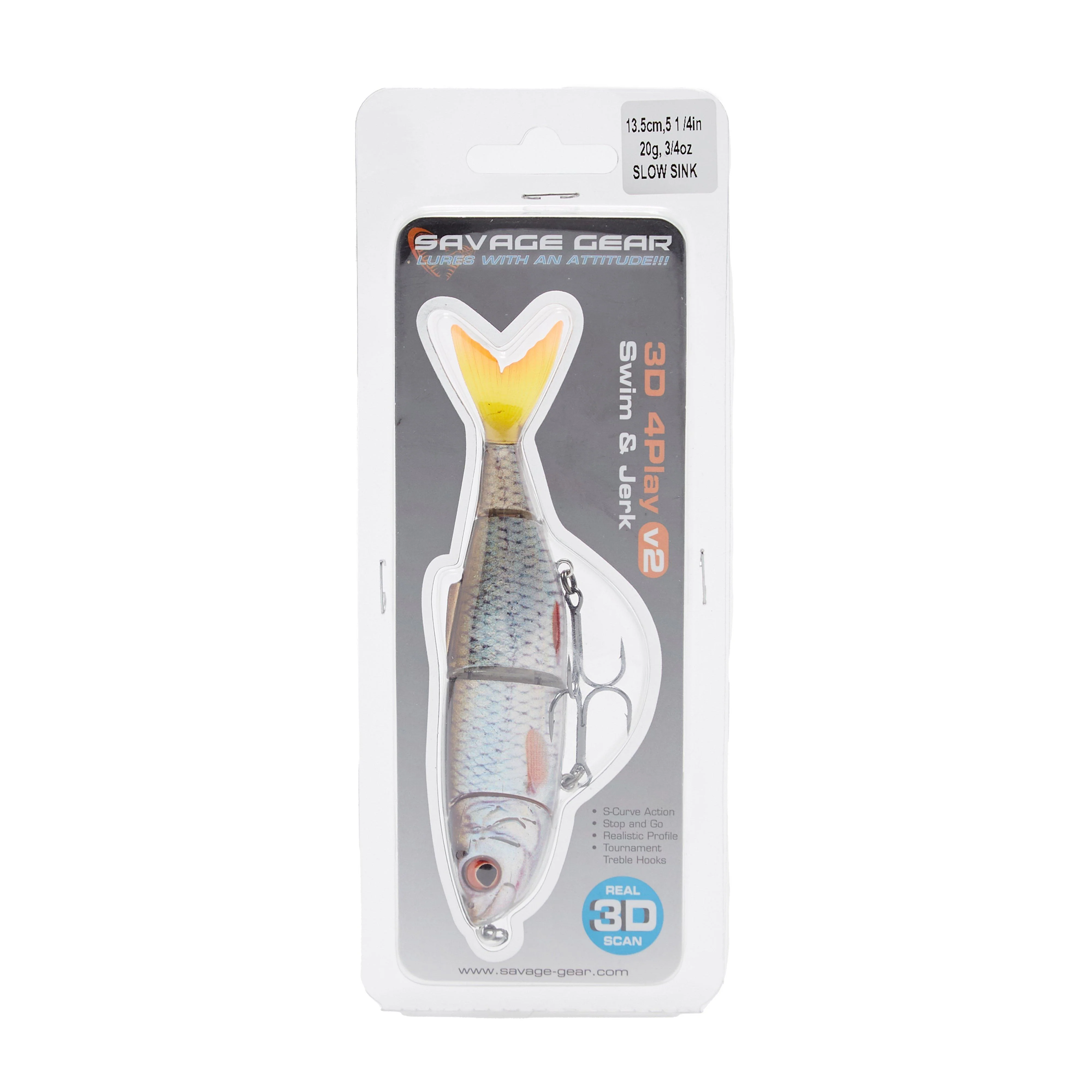 Sg 4Play V2 Swim & Jerk 13.5Cm 20G Ss Roach - Image 5