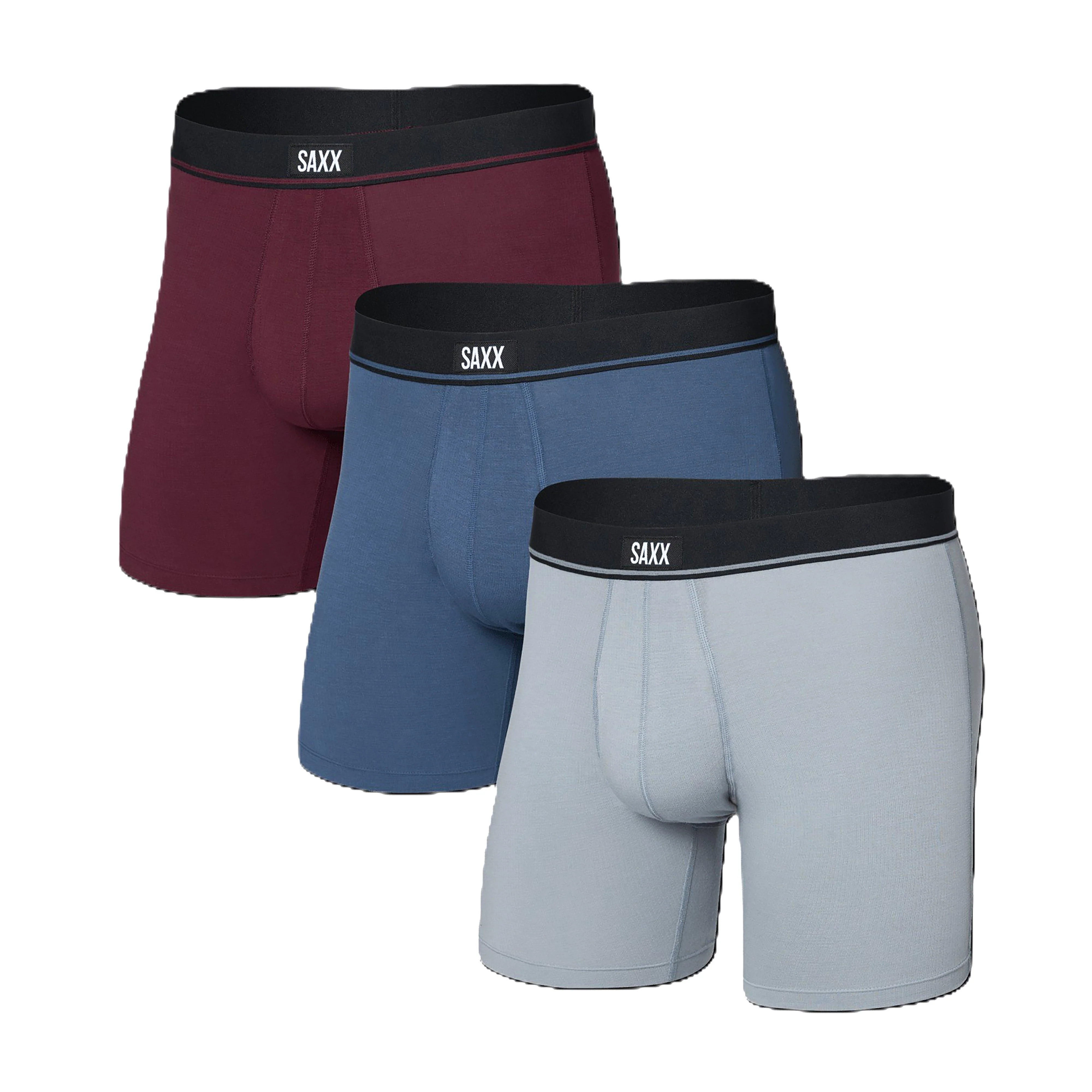 Men’s Essential Cotton Boxer Brief Fly 3 Pack - Image 2