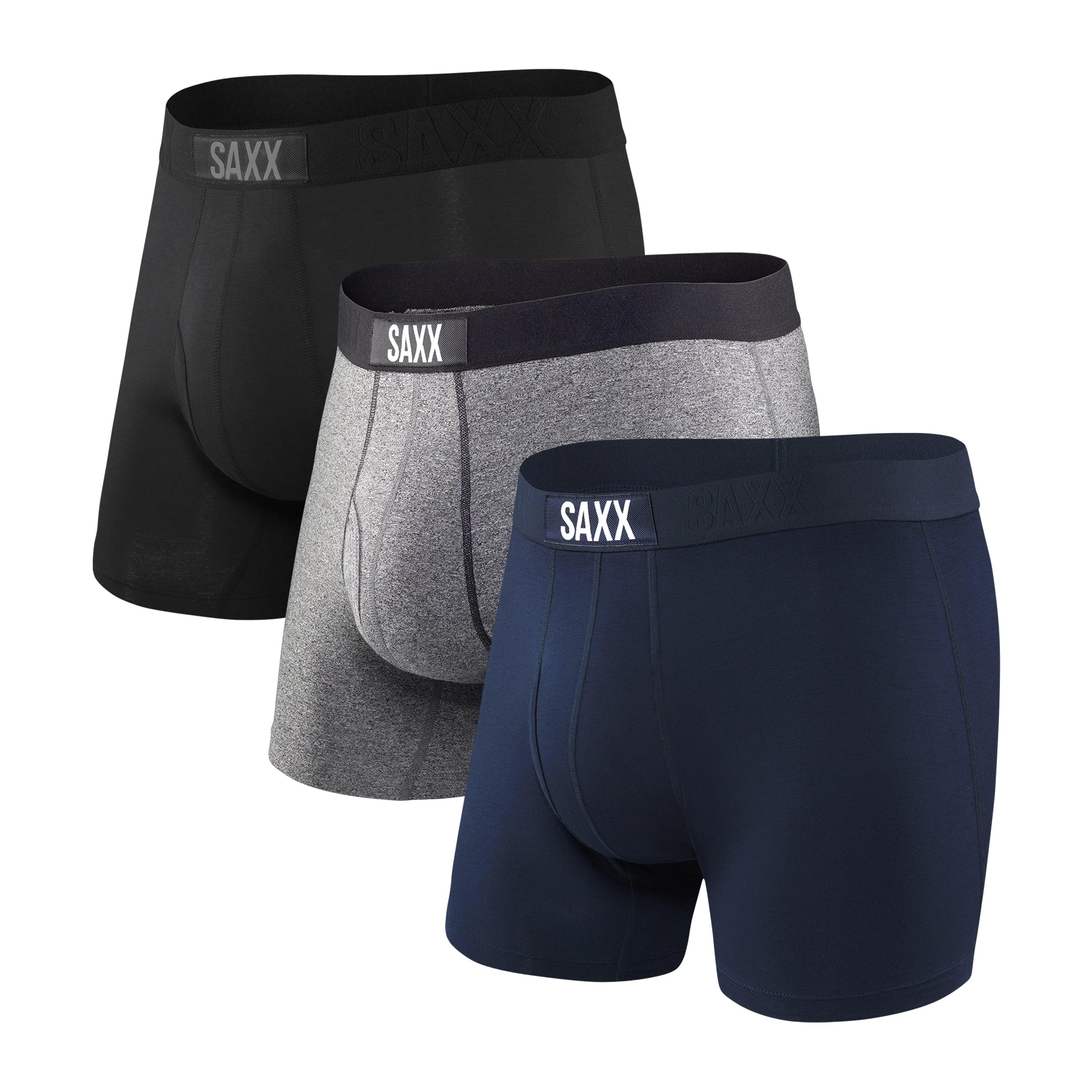 Men's Ultra Soft Boxer Shorts Pack of Three - Image 3
