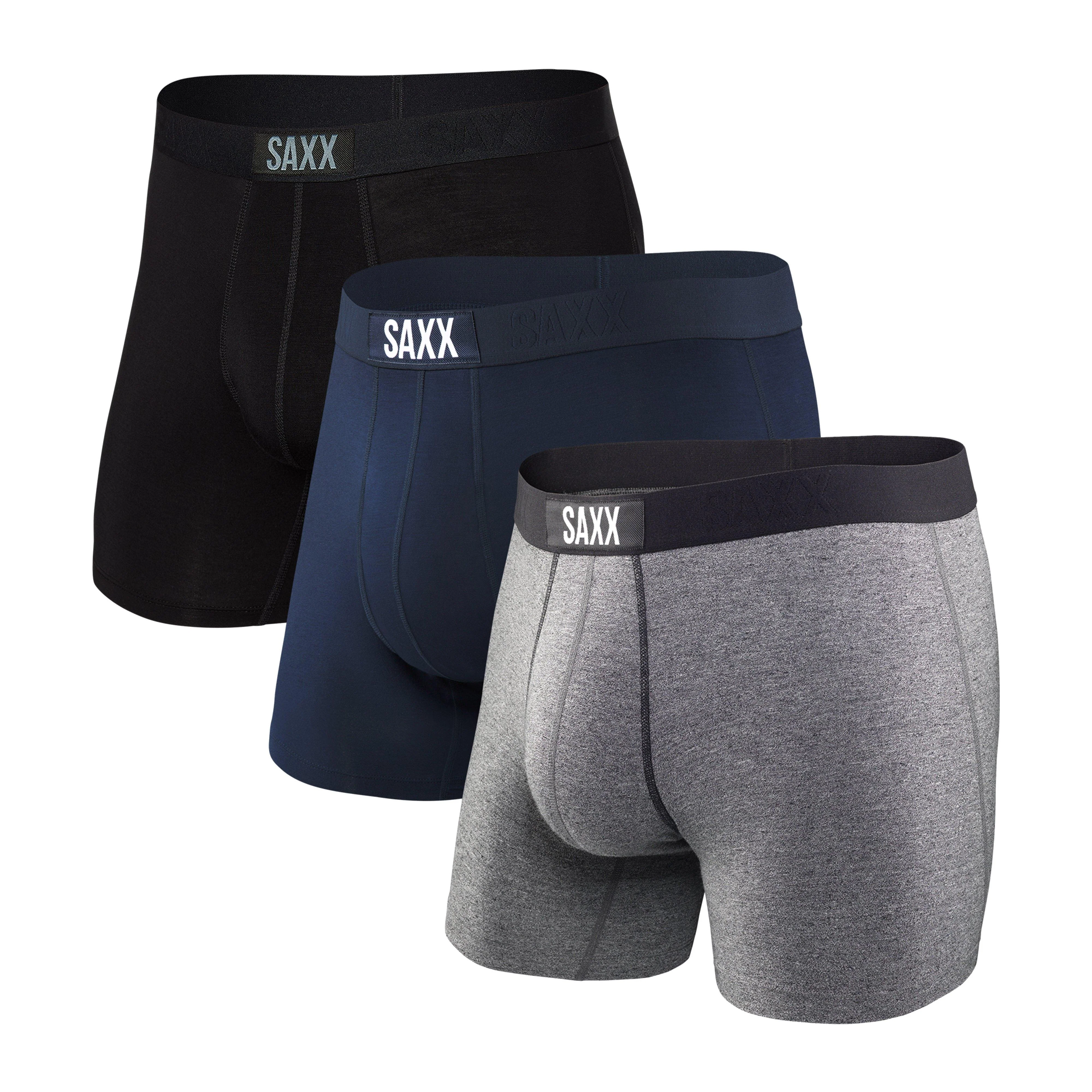 Men's Vibe Soft Boxer Briefs Pack of Three - Image 3