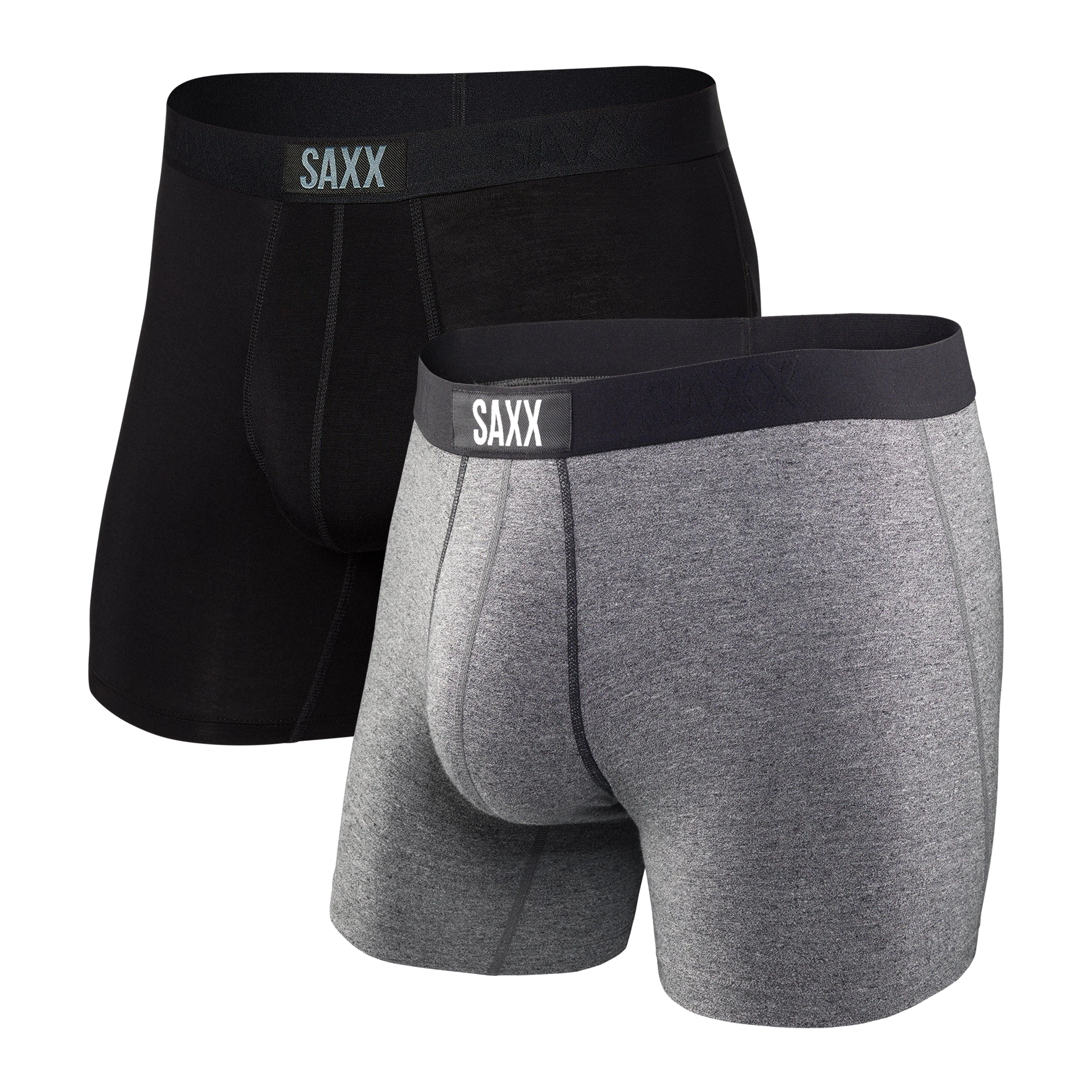 Men's Vibe Soft Boxer Shorts Pack of Two - Image 3