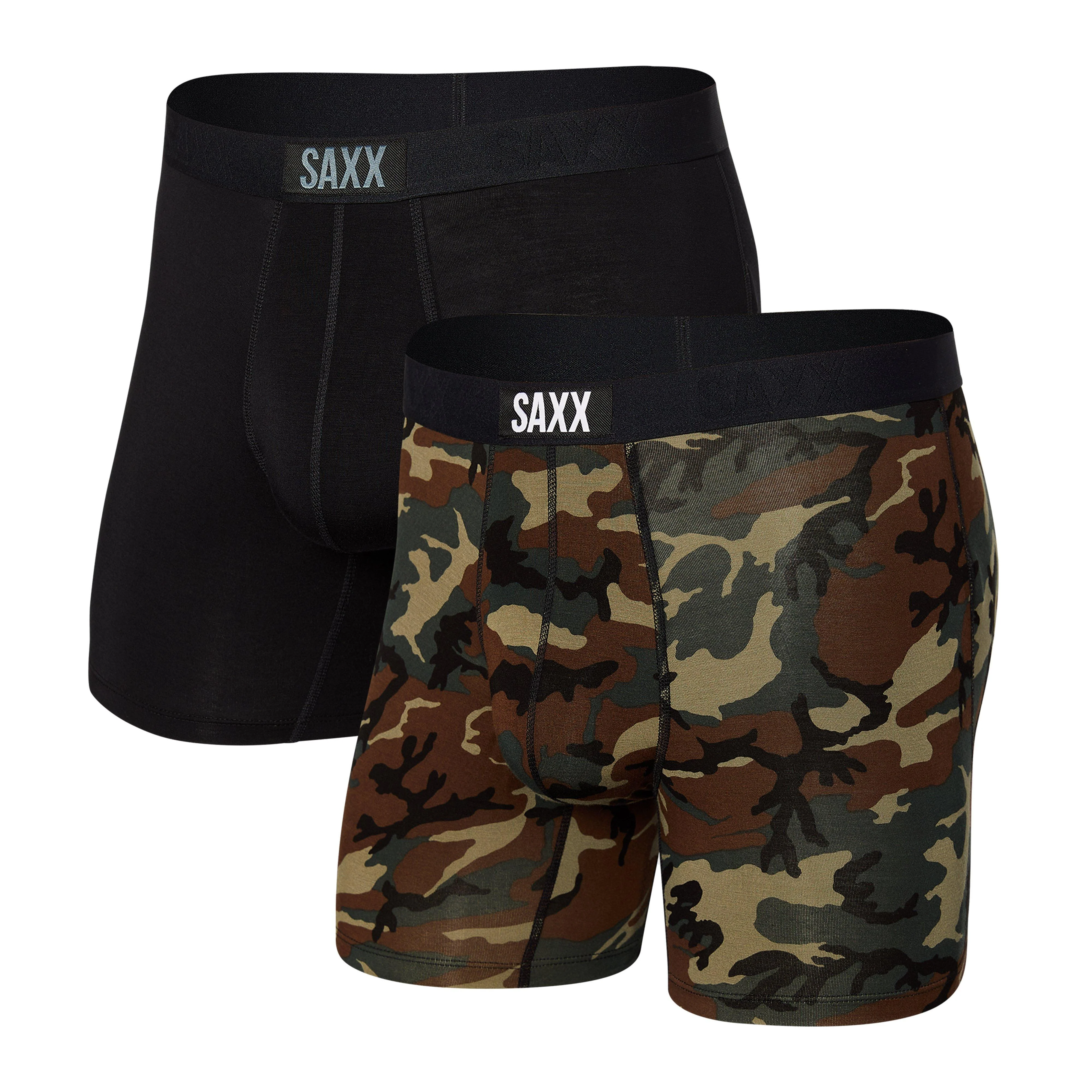 Men's Vibe Soft Boxer Shorts Pack of Two - Image 3