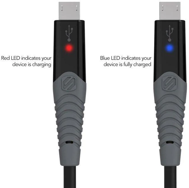 StrikeLine™ Rugged LED Charge & Sync Cable (Micro - Image 3