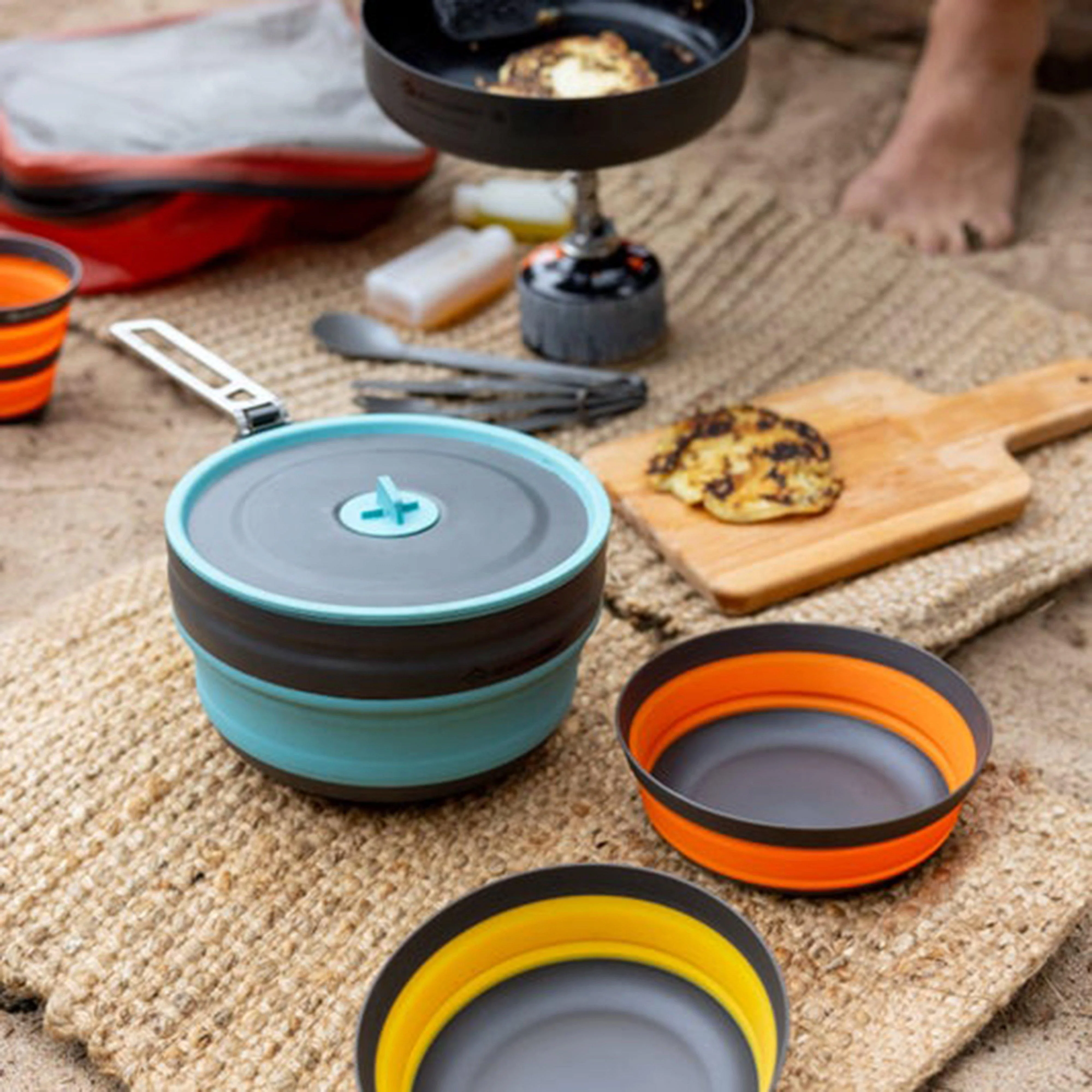 Frontier Ultralight Collapsible One Pot Cook 2 Person 5 Piece Set - Image 4