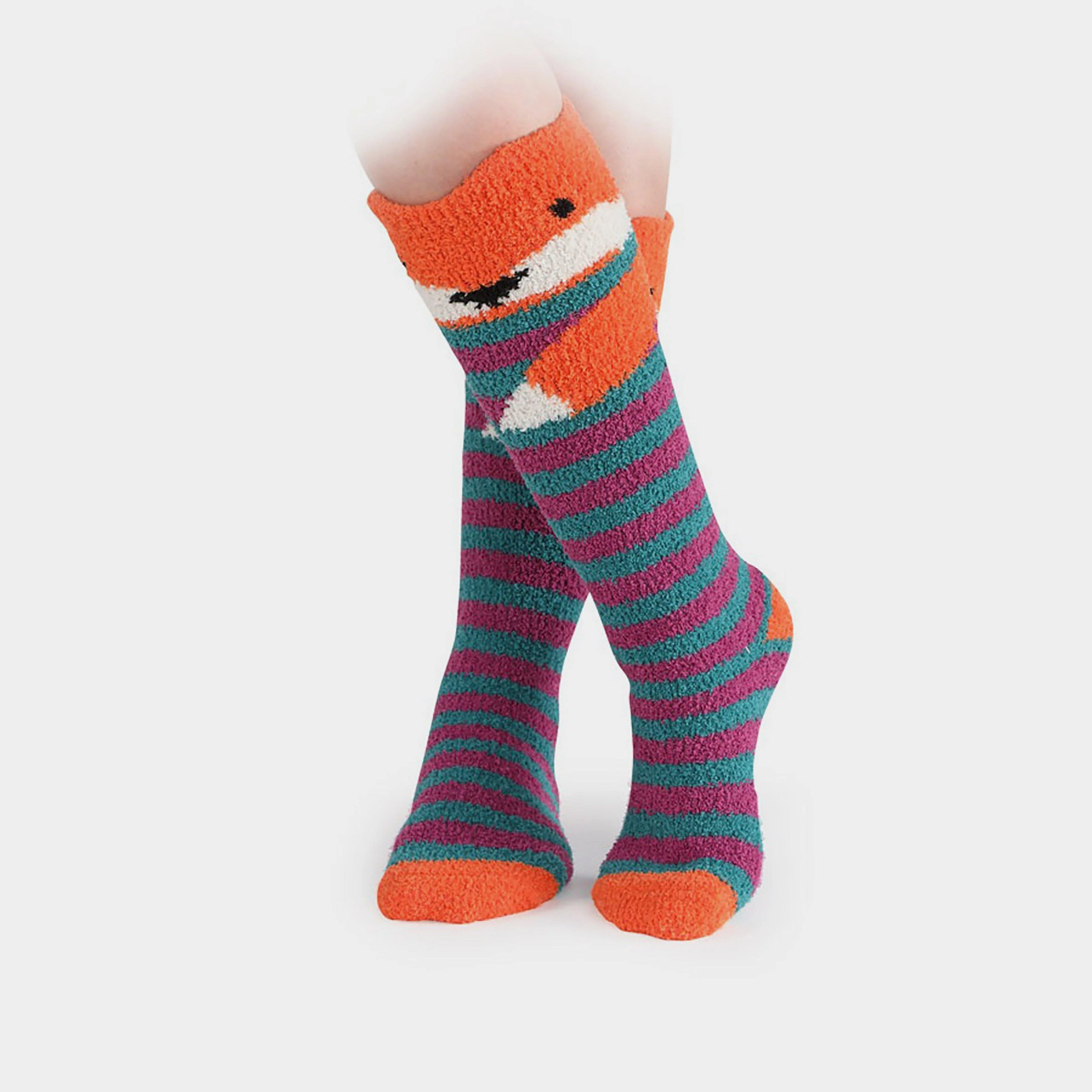 Children’s Fluffy Socks Fox - Image 2
