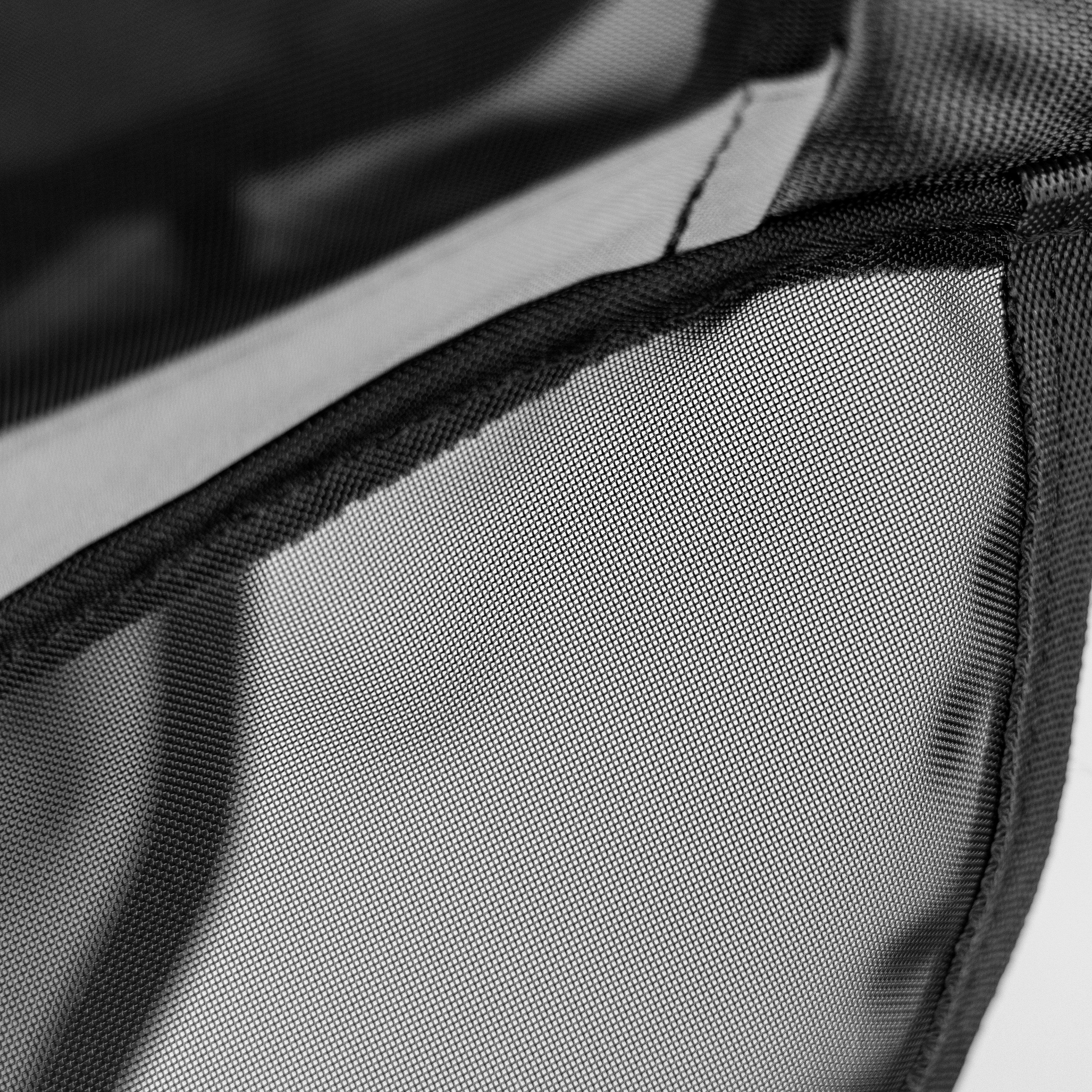 FlyGuard Pro Fine Mesh Fly Mask with Ears & Nose Black - Image 4