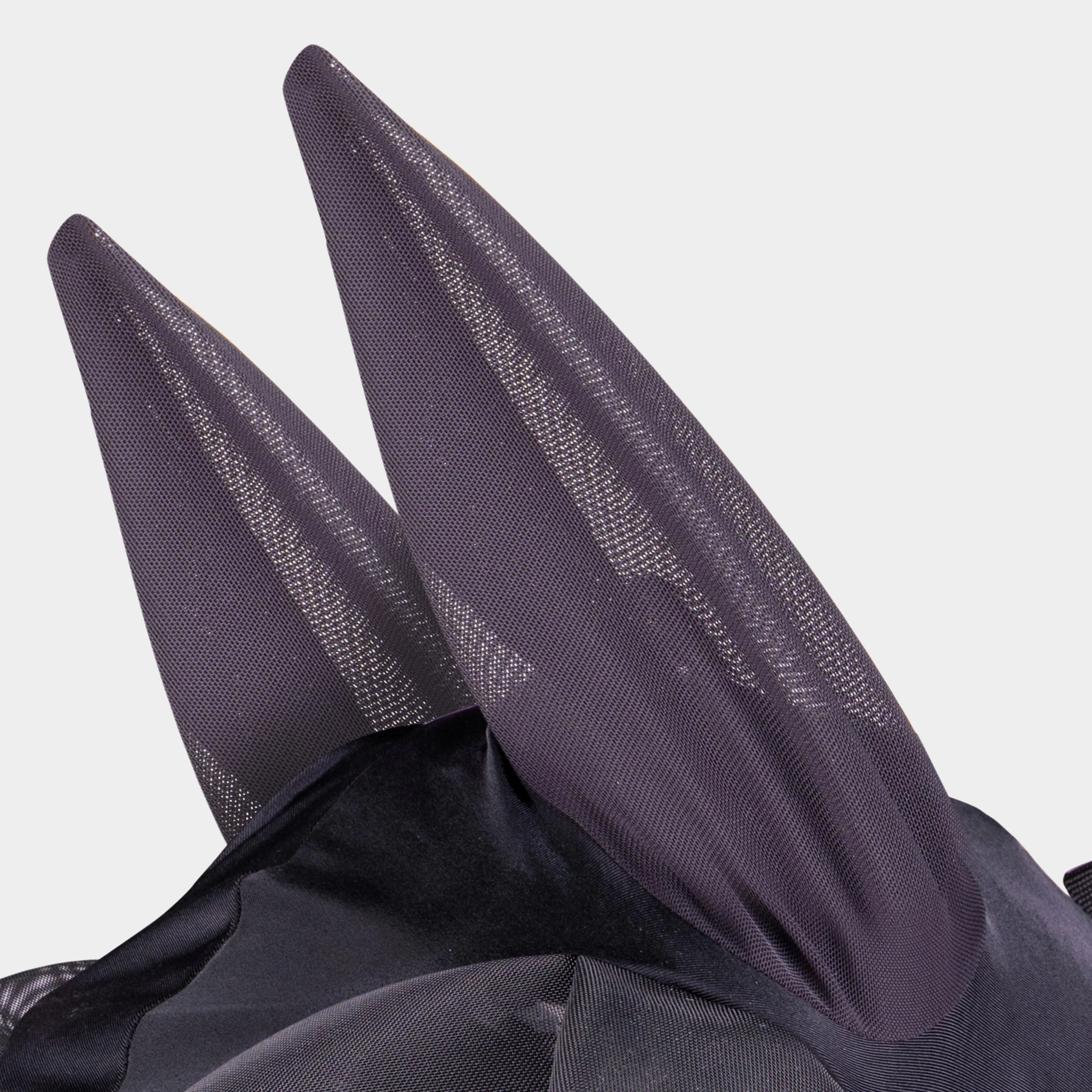 FlyGuard Pro Stretch Fly Mask with Ears & Nose Black - Image 2