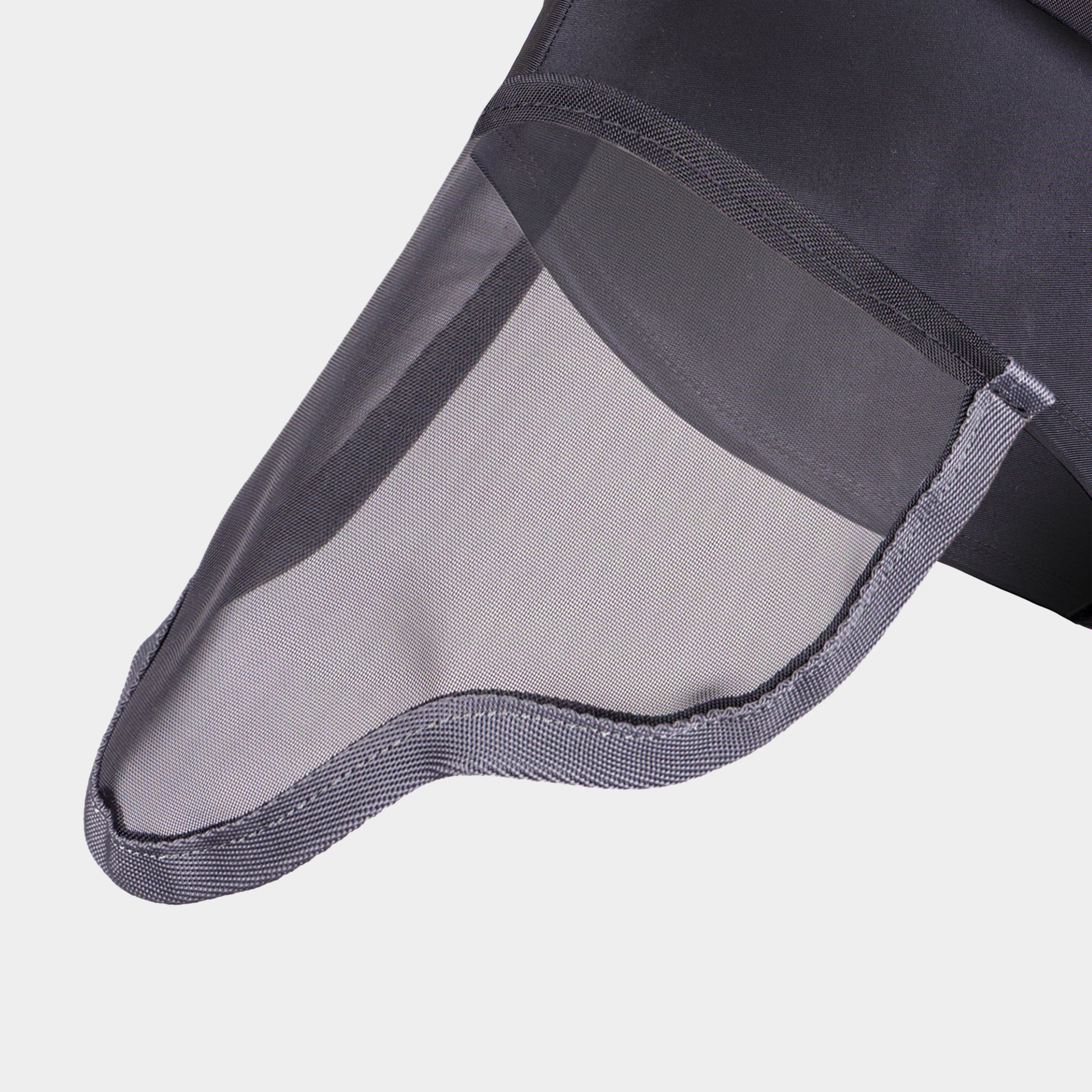 FlyGuard Pro Stretch Fly Mask with Ears & Nose Black - Image 4