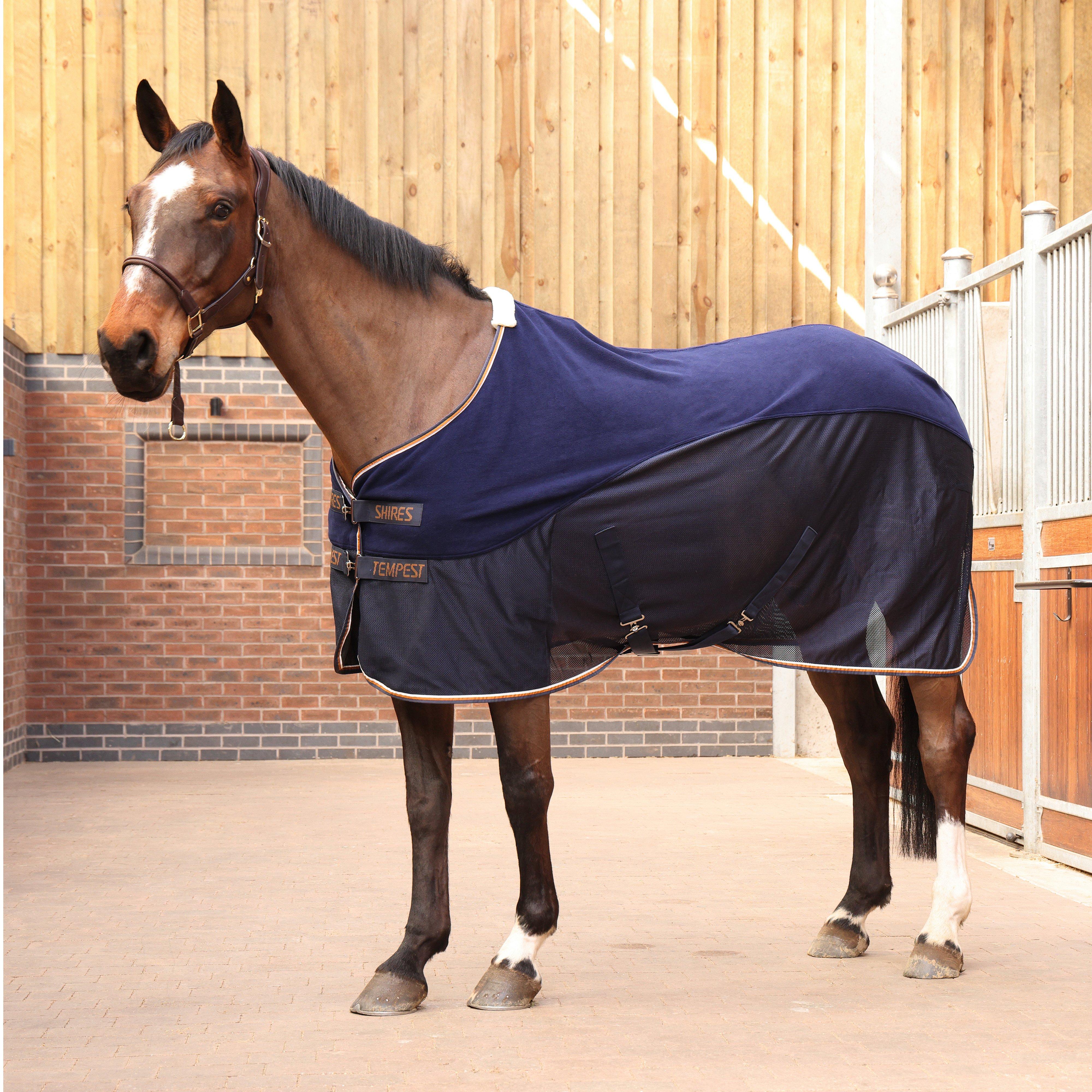 Tempest Original Fleece/Mesh Cooler Rug Navy - Image 2