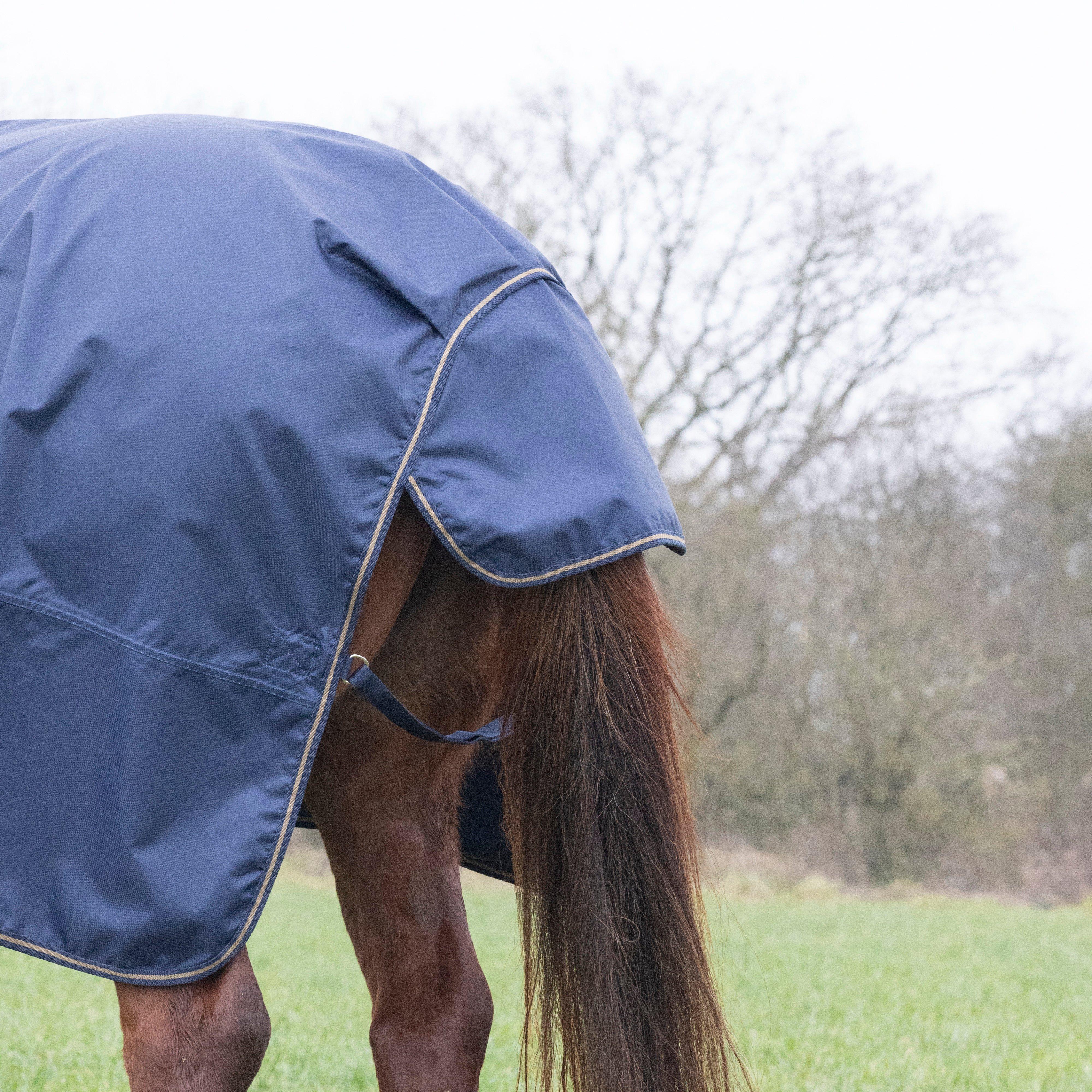 Typhoon Lite Standard Neck Turnout Rug 0G Navy - Image 4